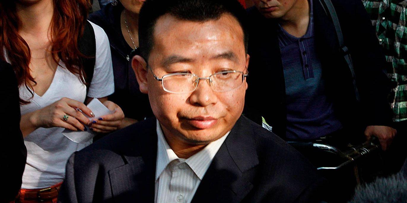 Jiang Tianyong har trätt fram inför en domstol i Kina, anklagad för anstiftan till omstörtande verksamhet. Arkivbild.
