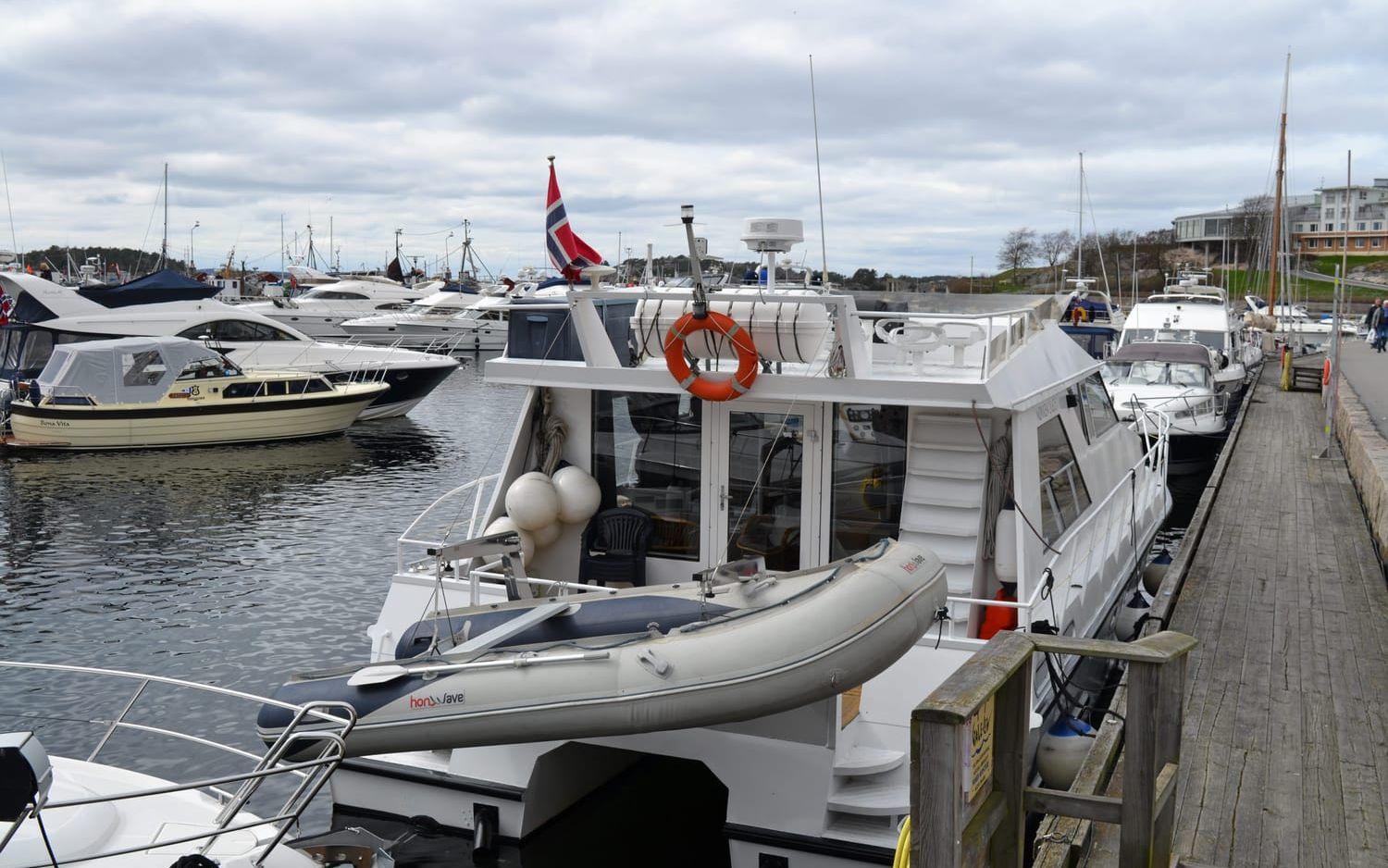 Även båtarna lade till i Strömstad. Bild: Ulf Blomgren