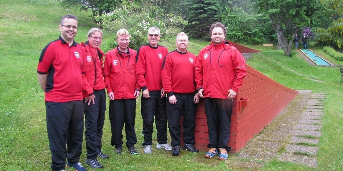 Helgens lag på hemmaplan. Ulf Quicklund, Christer Mattsson, Håkan Fransson, Christer Carlsson, Stig-Arne Oscarsson, Hans-Erik Hansson.