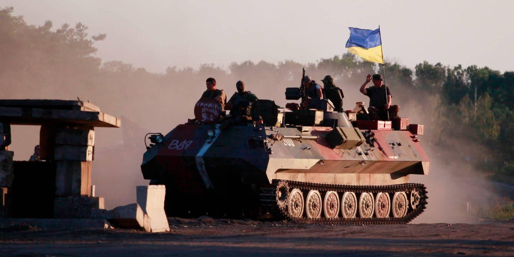 Gruppen bakom Minskavtalet ska hålla en telefonkonferens om kriget i Ukraina på måndag. Arkivbild.