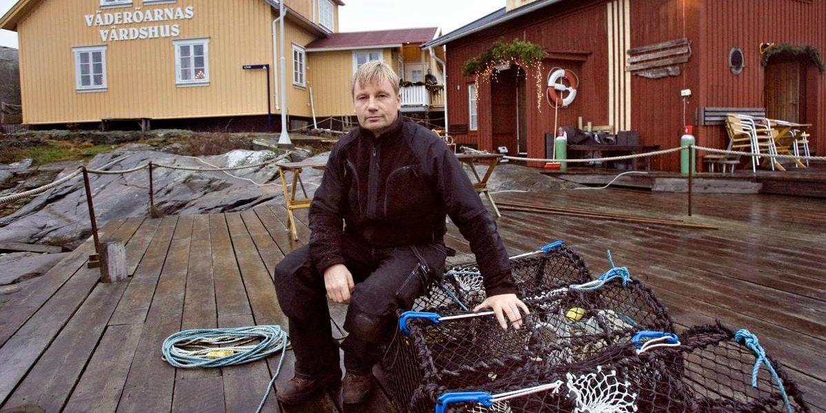 Väderöarna. Mikael Hansson driver värdshuset ute på Väderöarna. Det är ett extra utsatt läge och här blåser det ofta. Arkivbild.
