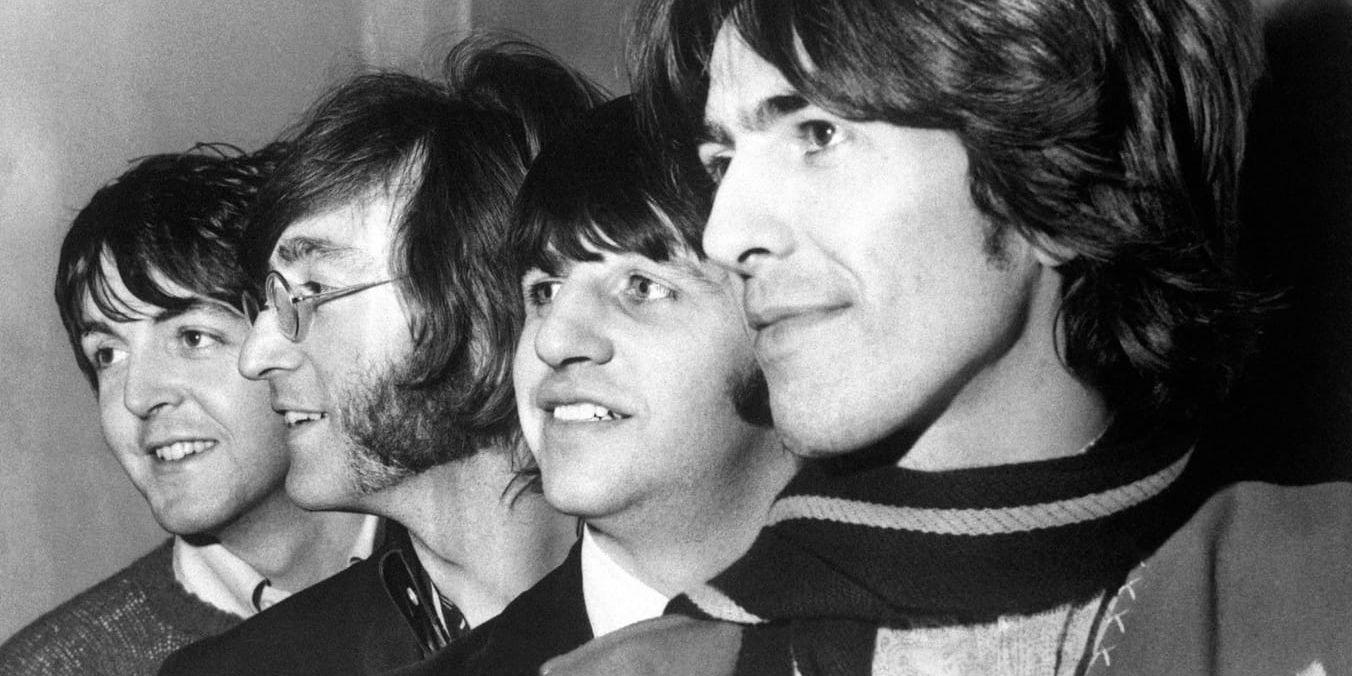 The Beatles 1968. Arkivbild.