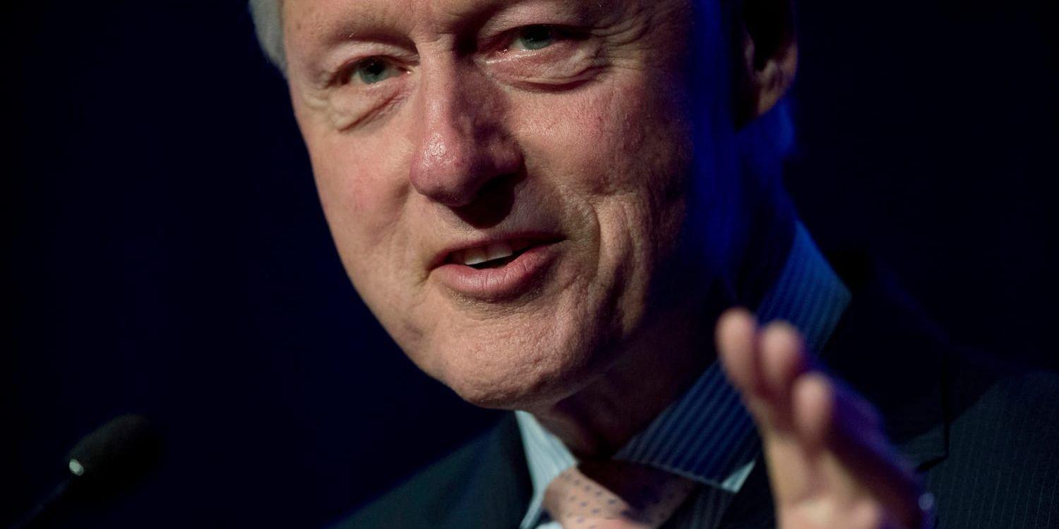 Bill Clinton var president i USA mellan 1993 och 2001. Arkivbild.
