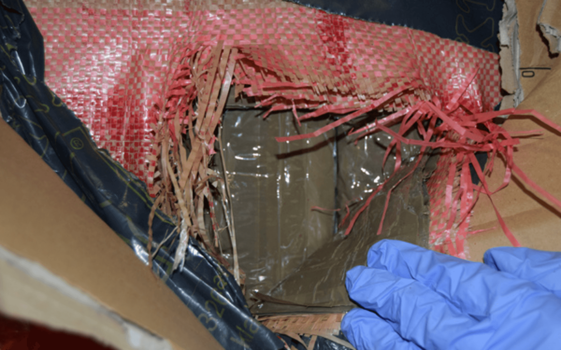 Mer än 400 kilo hasch hittades i lastbilen. Det fanns också amfetamin och marijuana. 