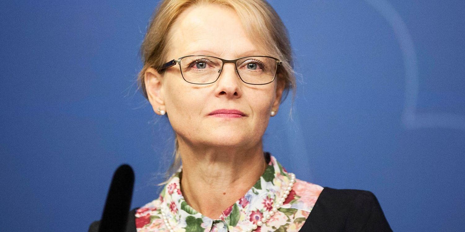 Heléne Fritzon (S), migrationsminister och biträdande justitieminister. Arkivbild.