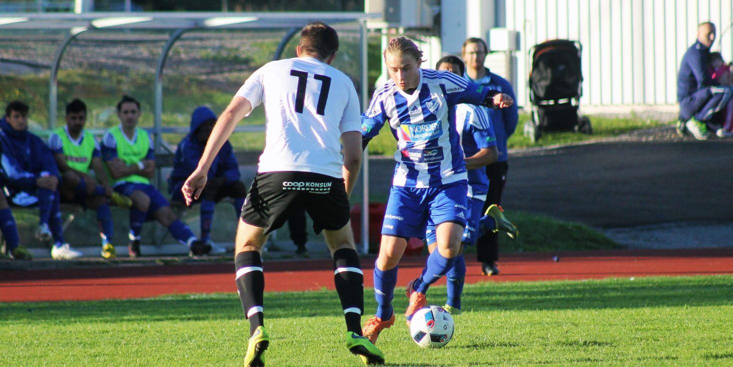 Målgörare: Love Faritzon gjorde ett av IFK:s två mål i segermatchen mot Herrestad AIF U-lag. (Arkivbild)