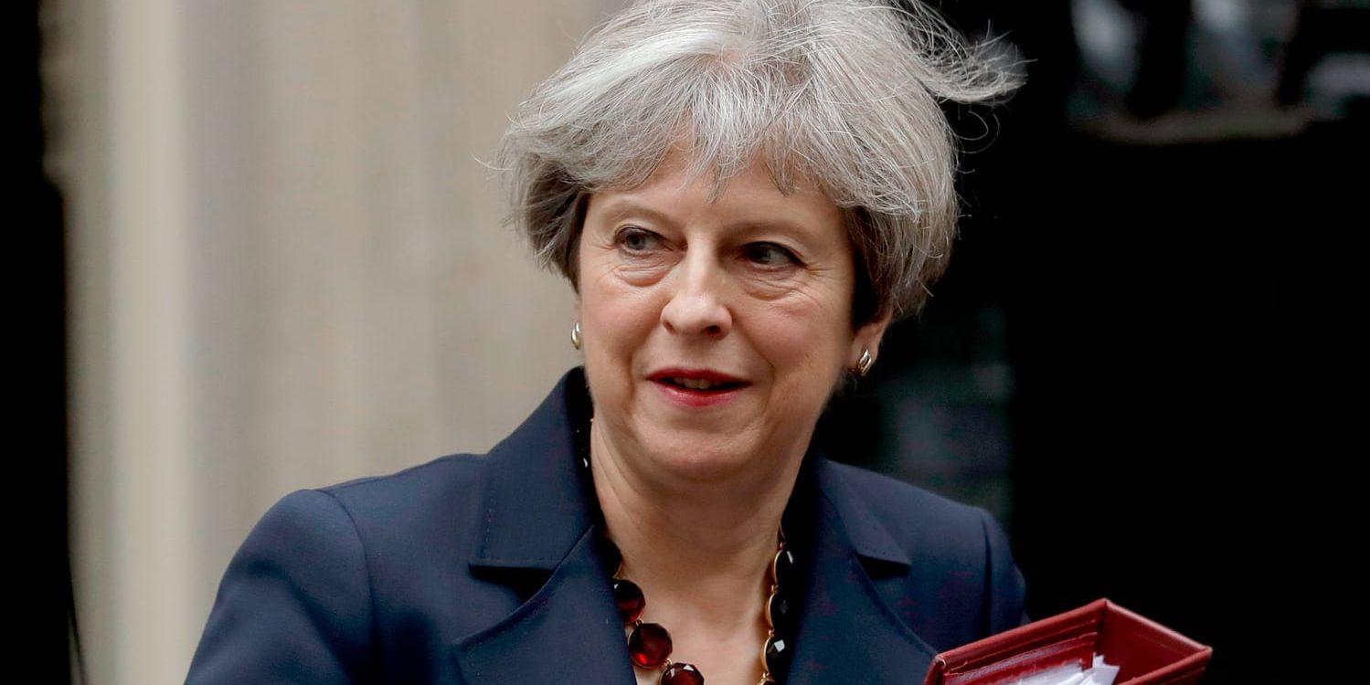 Premiärminister Theresa May har vunnit en viktig förtroendeomröstning i det brittiska parlamentet. Arkivbild.