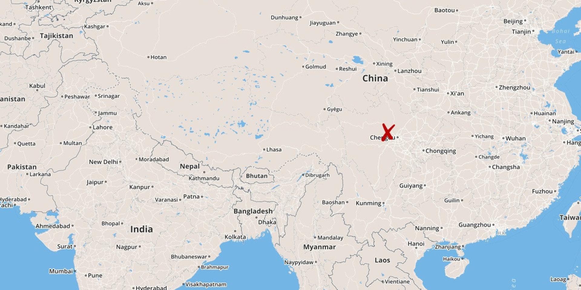 Ett jordskred har inträffat i Sichuan.