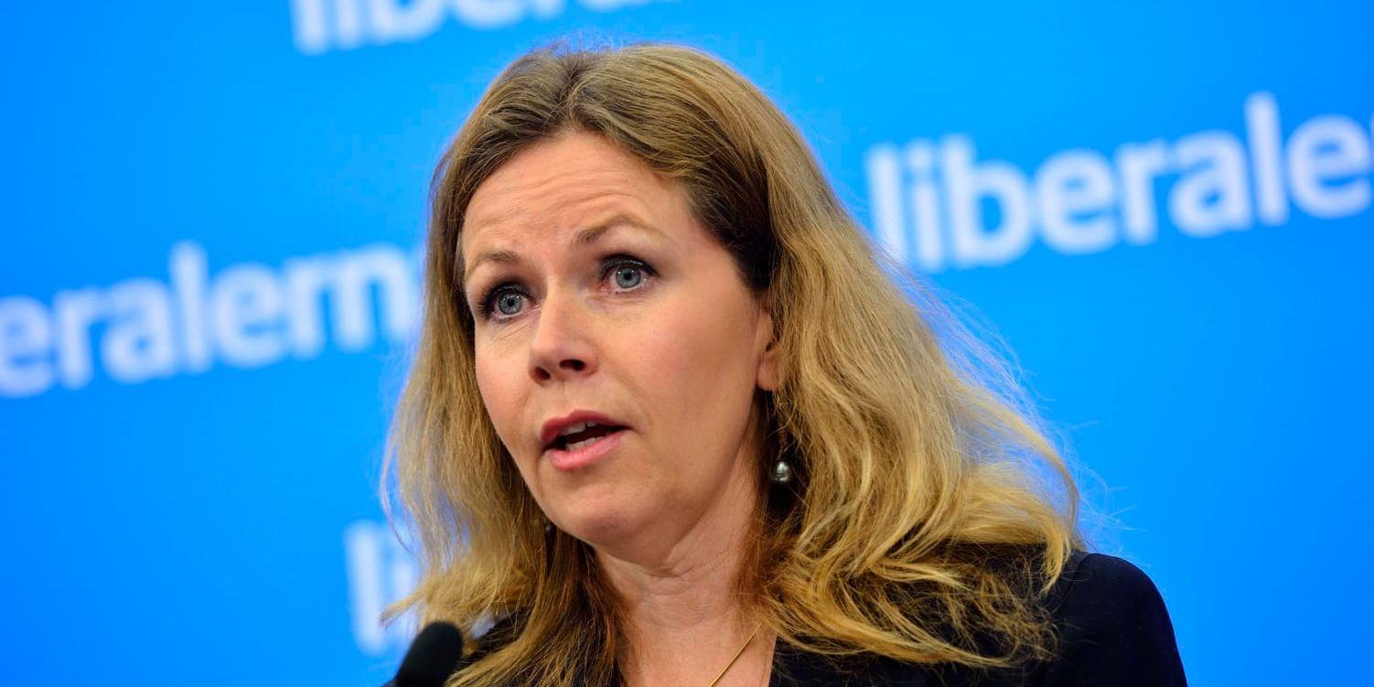Liberalernas Europaparlamentariker Cecilia Wikström vill släppa fram S-ledaren Stefan Löfven som statsminister. Arkivbild.