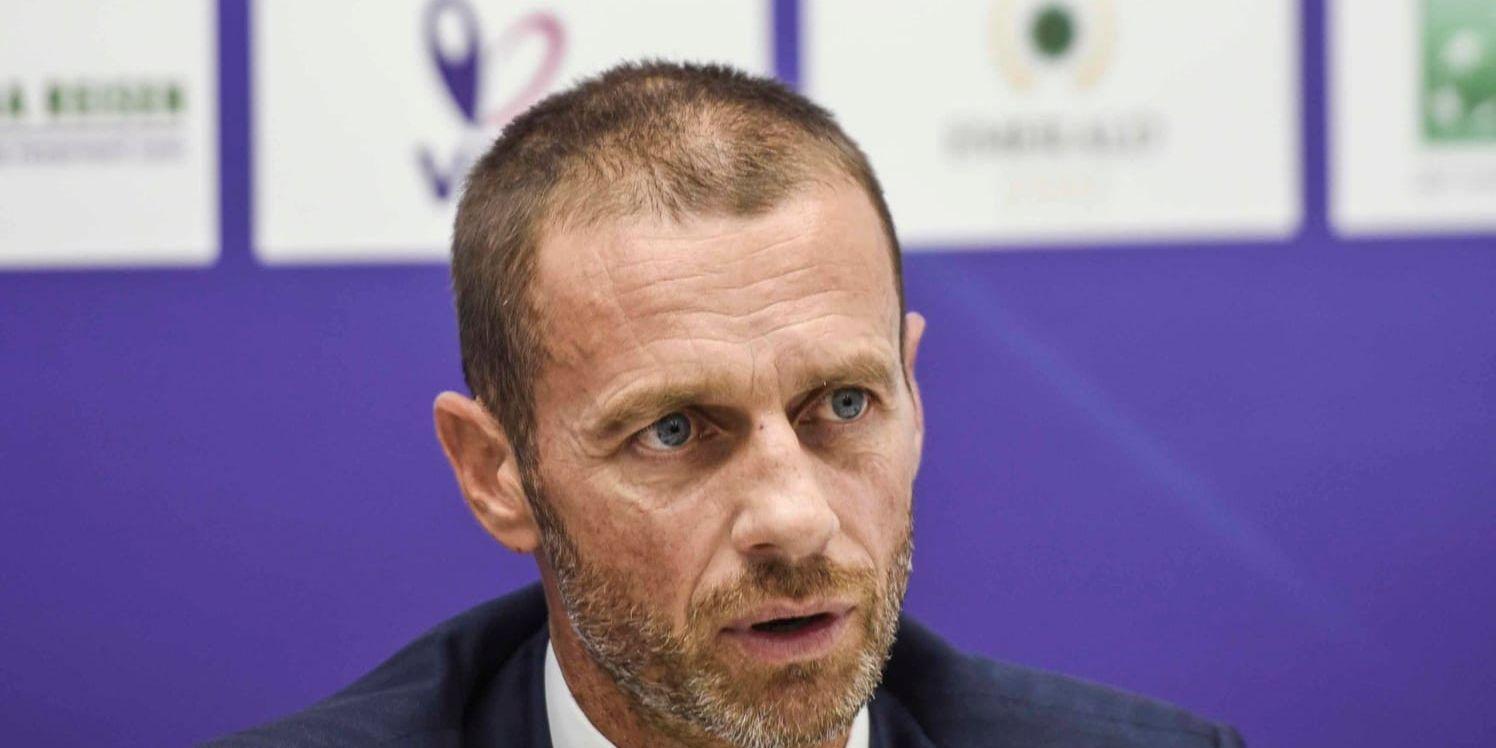 Aleksander Ceferin, som tillträdde som Uefas ordförande i september 2016, vill balansera makten bland Europas fotbollsklubbar. Arkivbild.