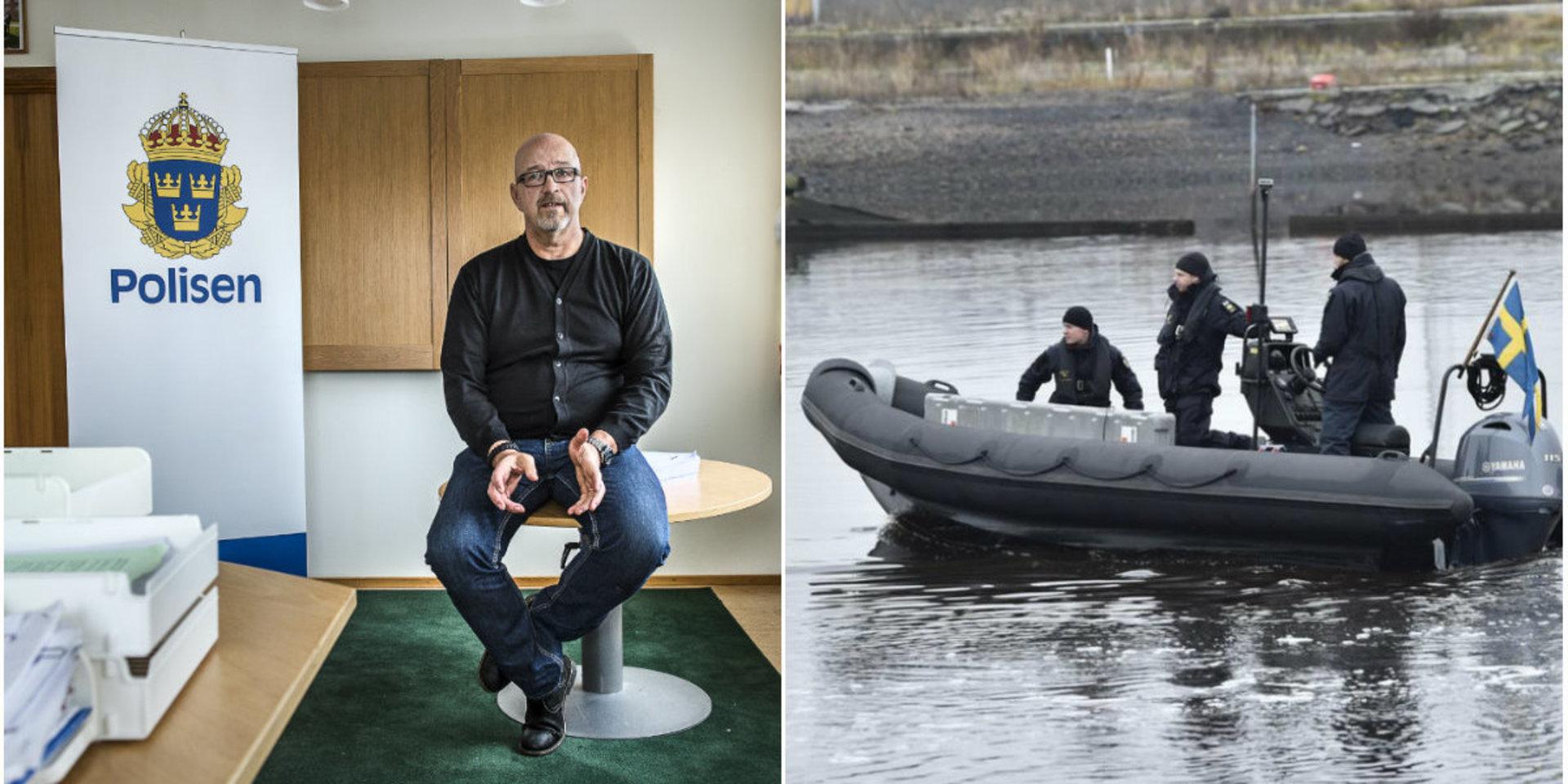Polisens Sten-Rune Timmersjö berättar att Försvarsmakten och Kustbevakningen fortsätter att stötta polisens sökande,