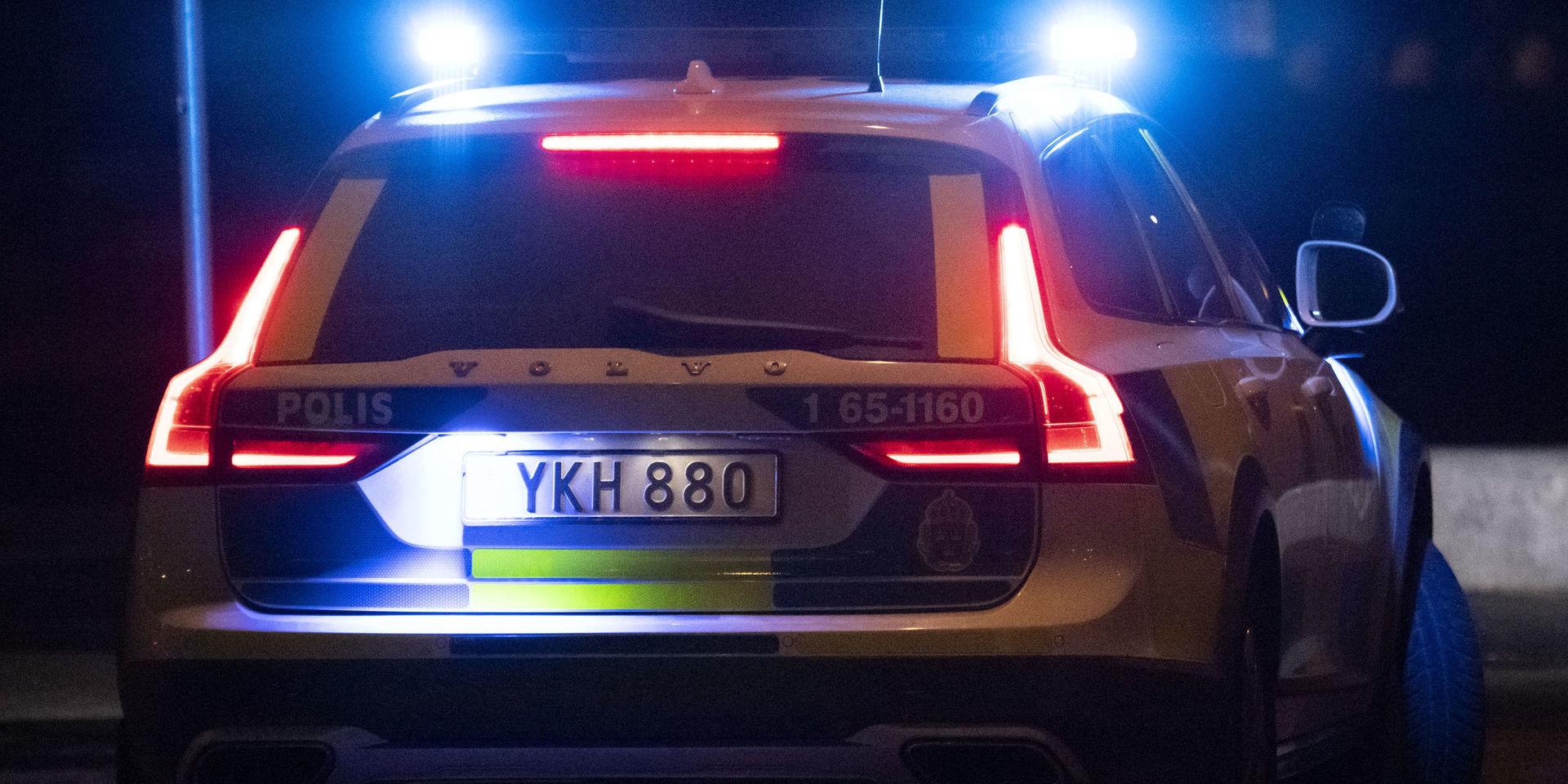 Polisen attackerades av stenkastare i Nyköping. Arkivbild.