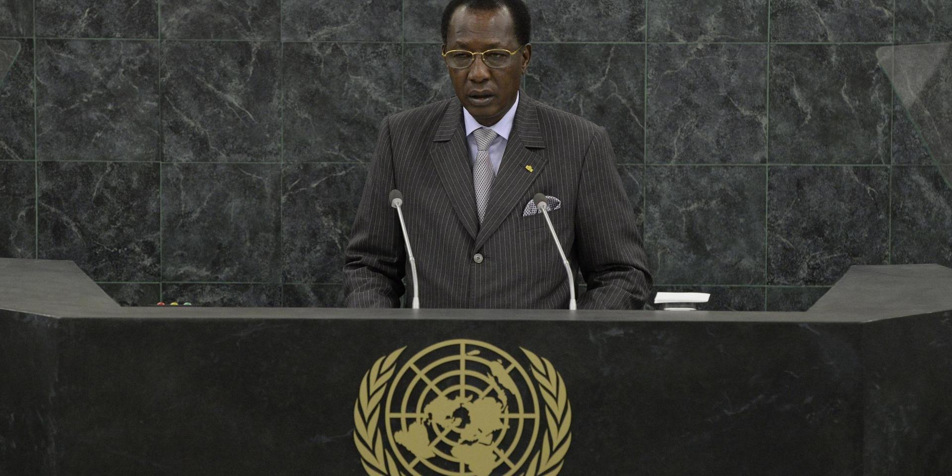 Tchads president Idriss Deby Itno. Arkivbild.