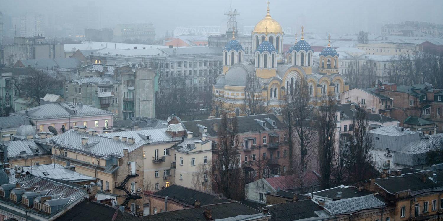 Centrala Kiev – där den största bokmässan hålls, trots kriget. Arkivbild.
