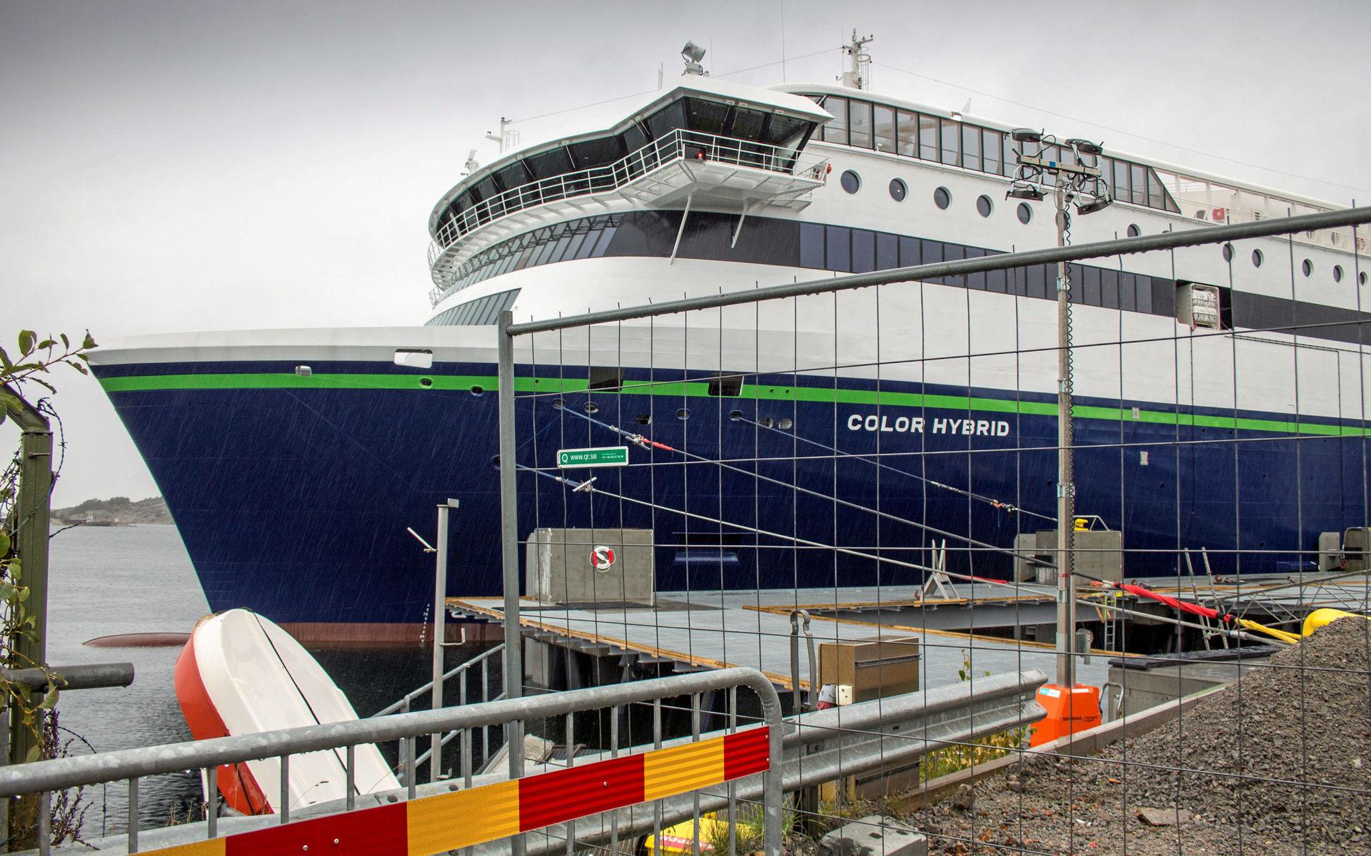 Färjehamnen på Torskholmen byggs om för cirka 162 miljoner för att kunna ta emot stora fartyg som den nya hybridfärjan.