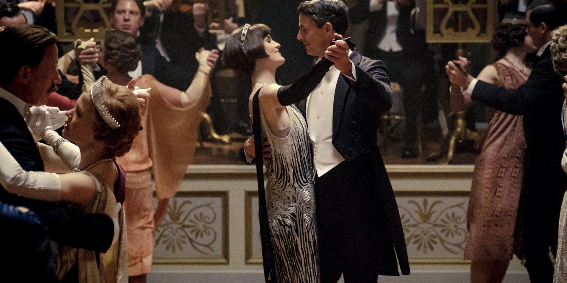 Michelle Dockery och Matthew Goode i 'Downton Abbey'. Pressbild.