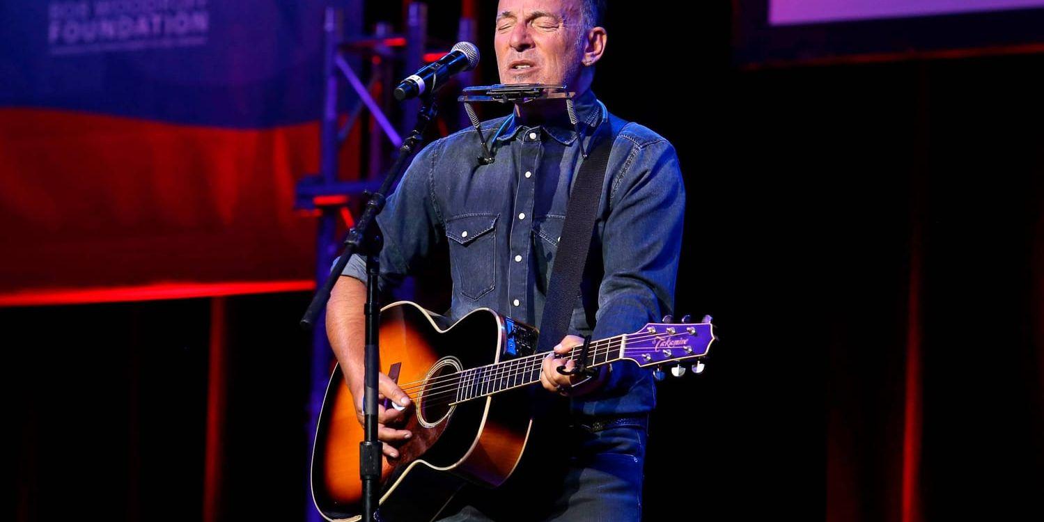 Bruce Springsteen debuterar på Broadwayscenen med ett antal soloframträdanden i höst. Arkivbild.