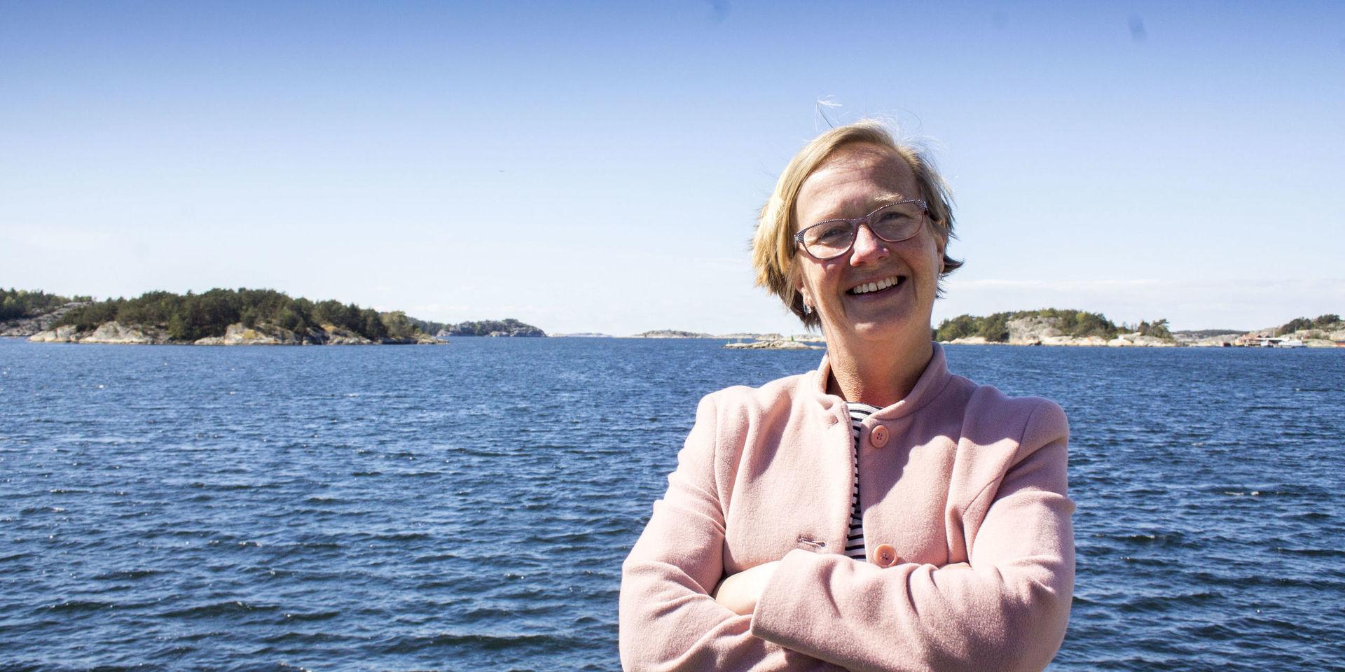 Kristina Jonäng Centerpartiet C inför EU-valet.