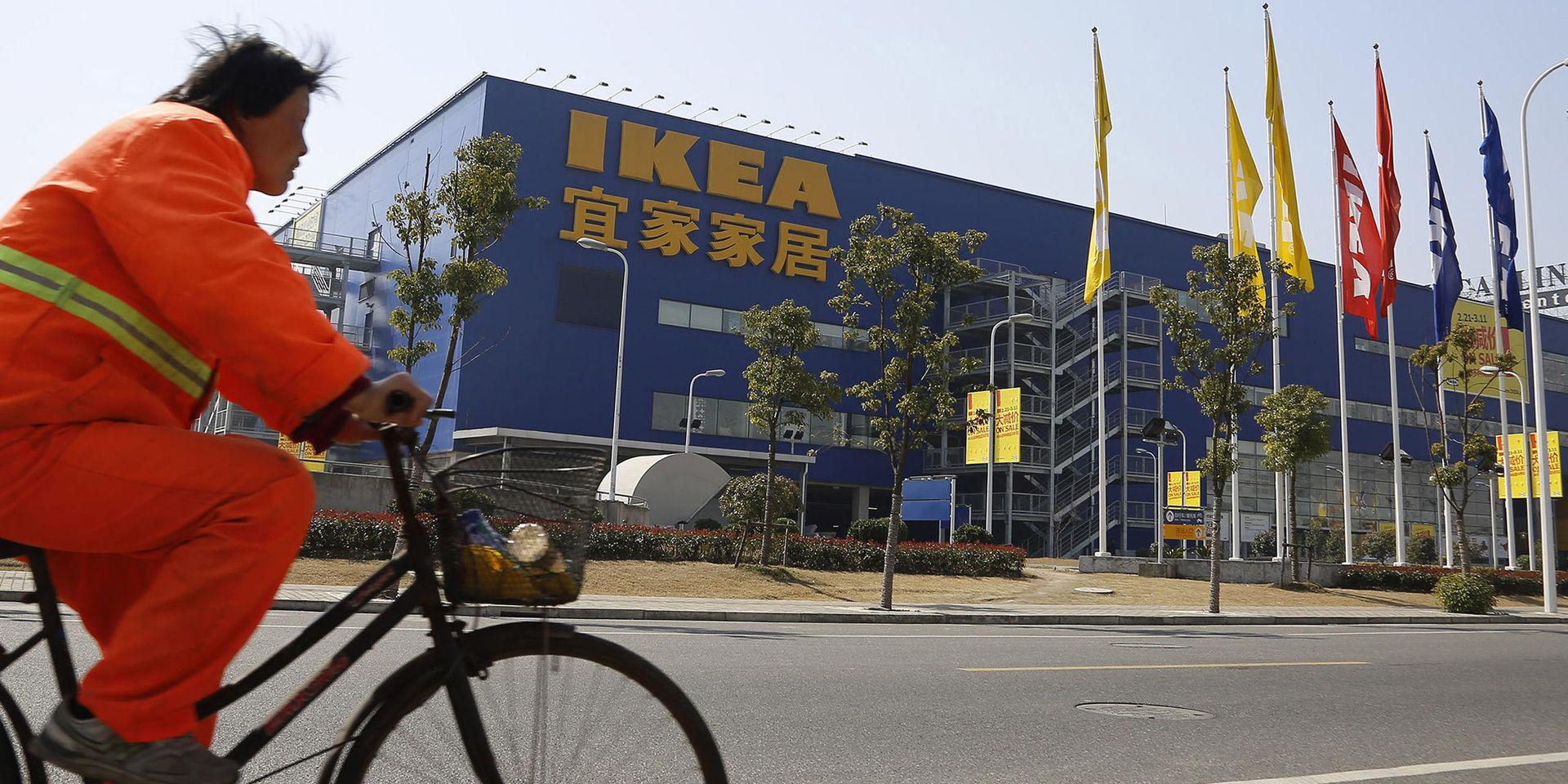 Ikea stänger tillfälligt alla sina butiker i Kina. Arkivbild. 