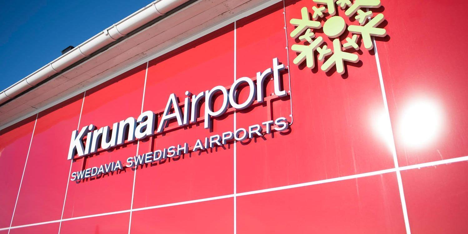 Flygplatsen i Kiruna. Arkivbild.