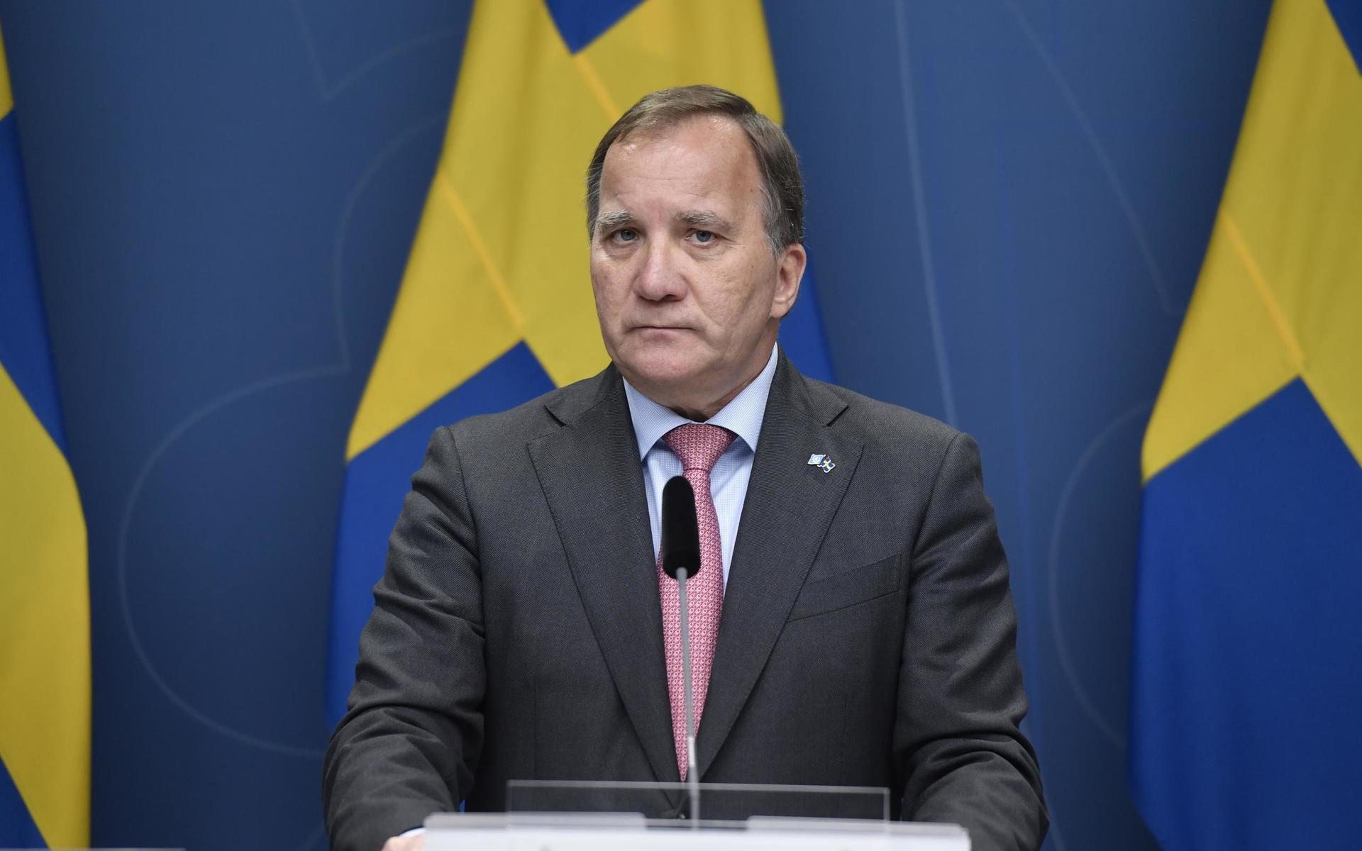 Stefan Löfven (S) avgick som statsminister under måndagen.