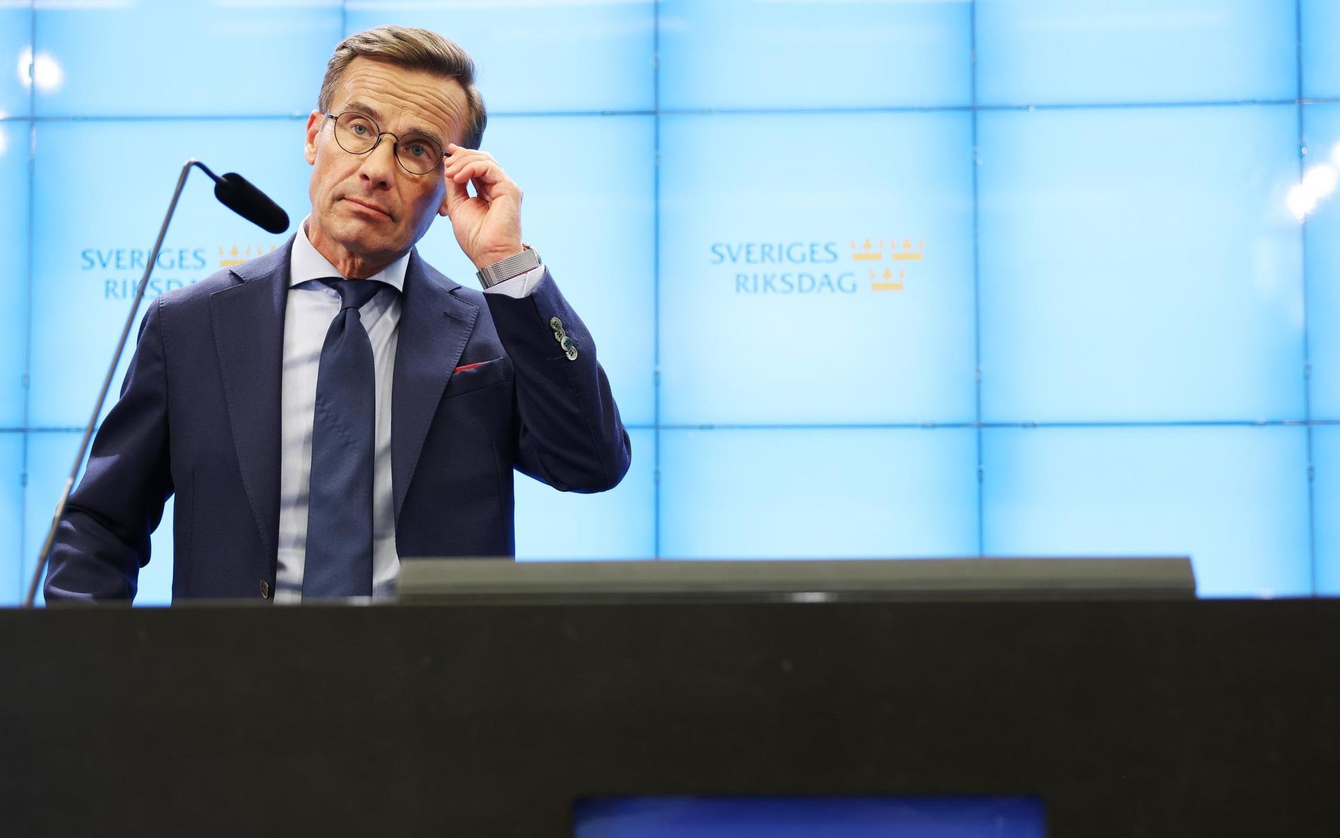 Moderaternas partiledare Ulf Kristersson (M) har sagt att han är beredd att försöka bilda regering.