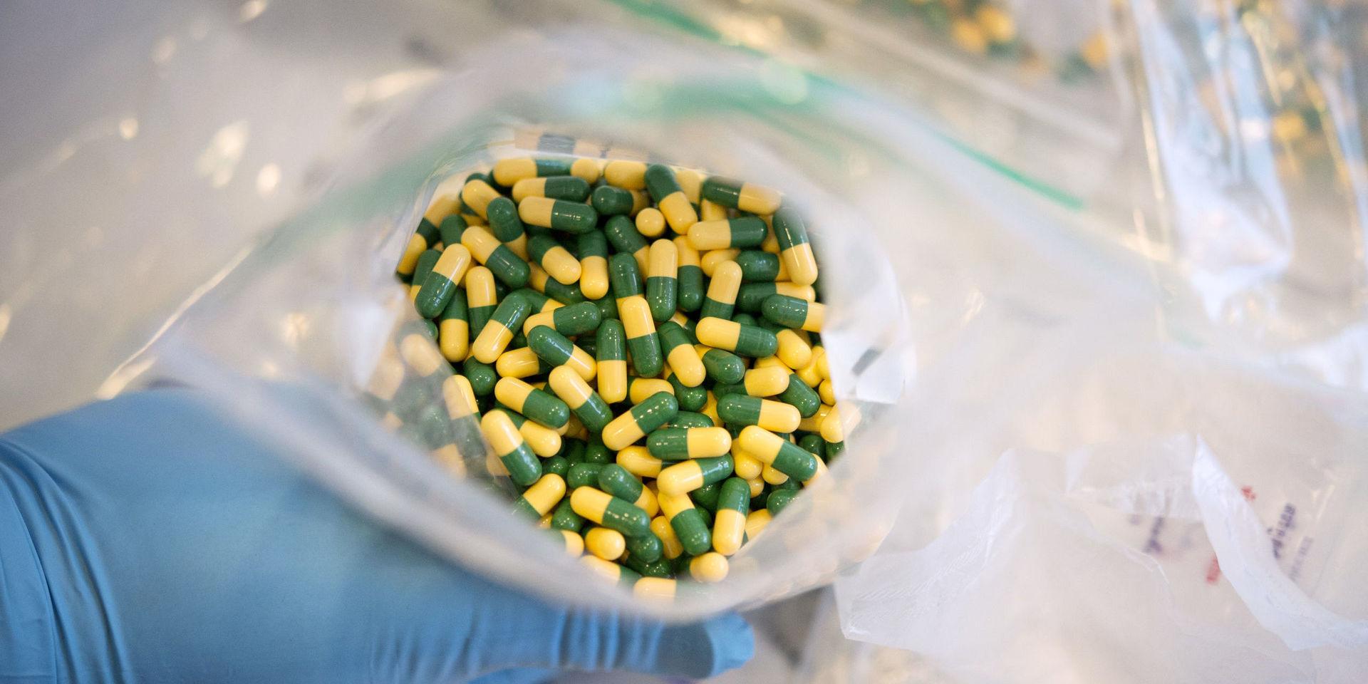 Förra året beslagtog tullen i hela landet över 973 000 tabletter av det narkotikaklassade läkemedlet tramadol. Arkivbild.
