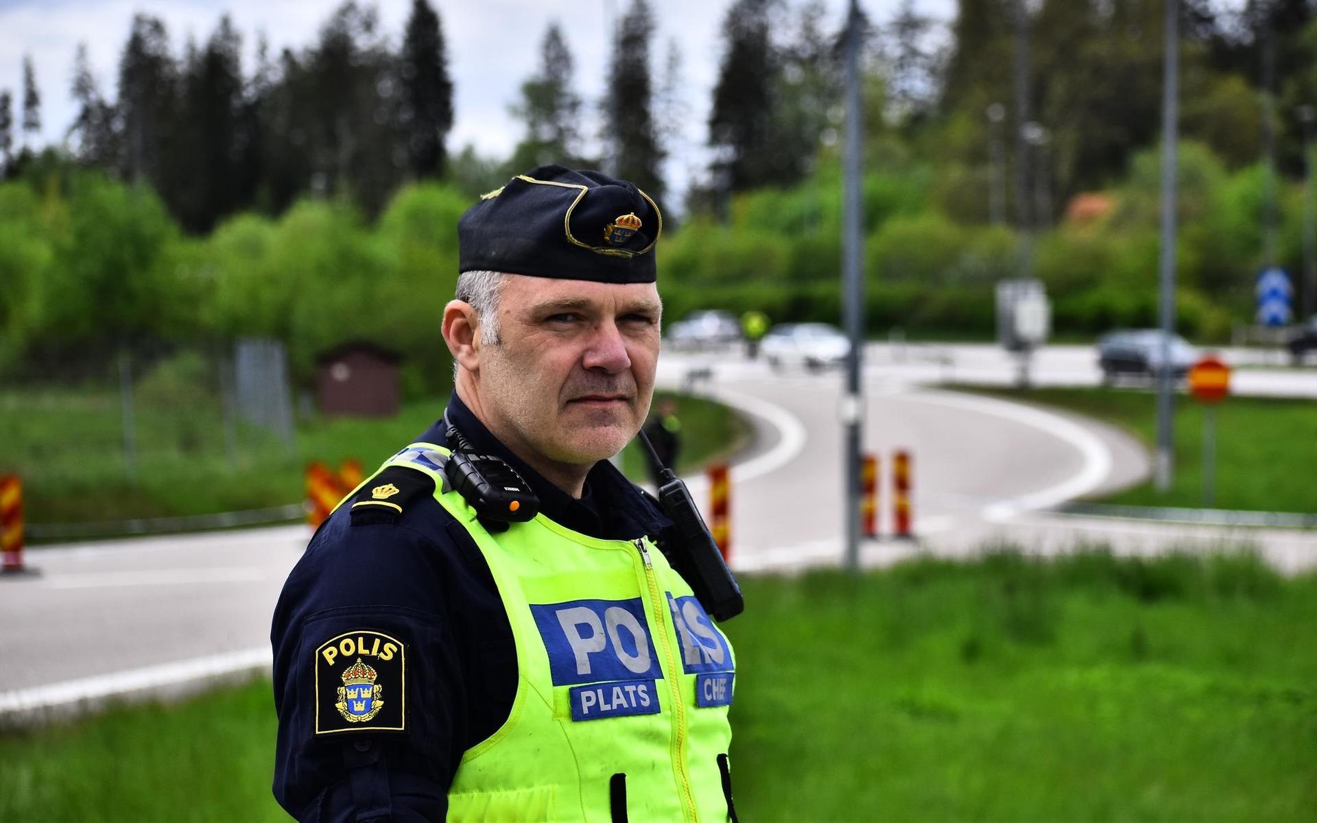 Anders Hallqvist är polisinsatschef för torsdagens insats.