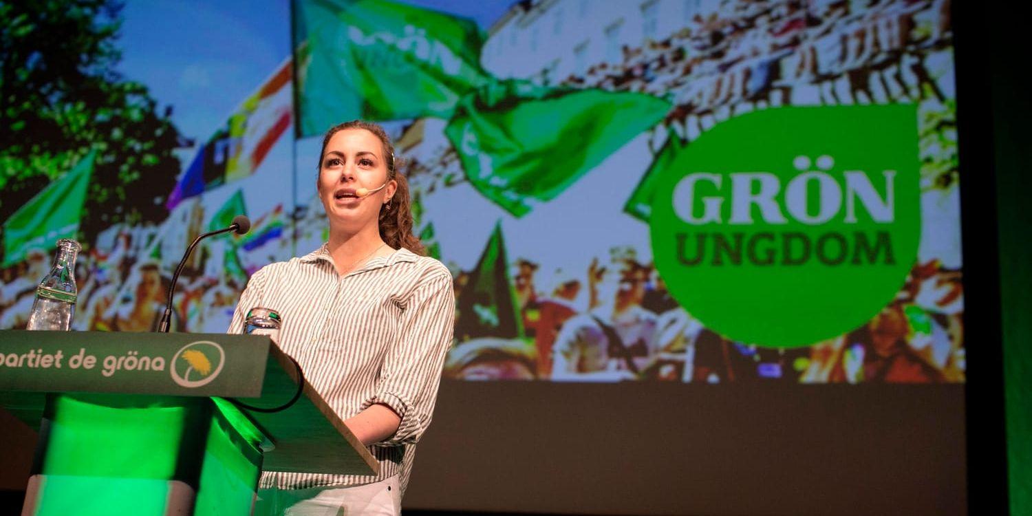 Axel Hallberg kommer att leda Grön ungdom tillsammans med sittande språkröret Hanna Lidström. Arkivbild.