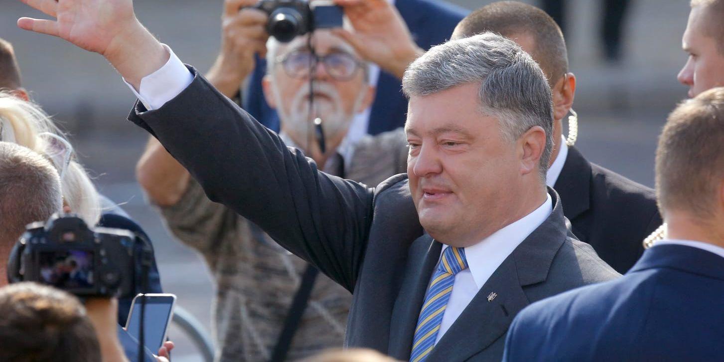 Ukrainas president Petro Porosjenko har lett det krigshärjade landet sedan sommaren 2014. Arkivbild.
