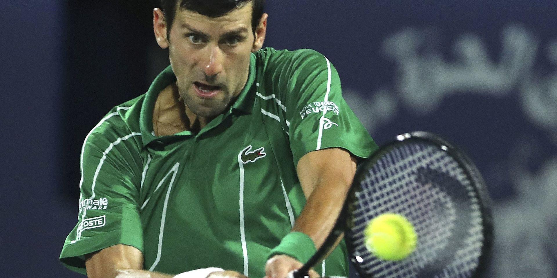 Novak Djokovic planerar för en tennisturné på Balkan i juni. Arkivbild.