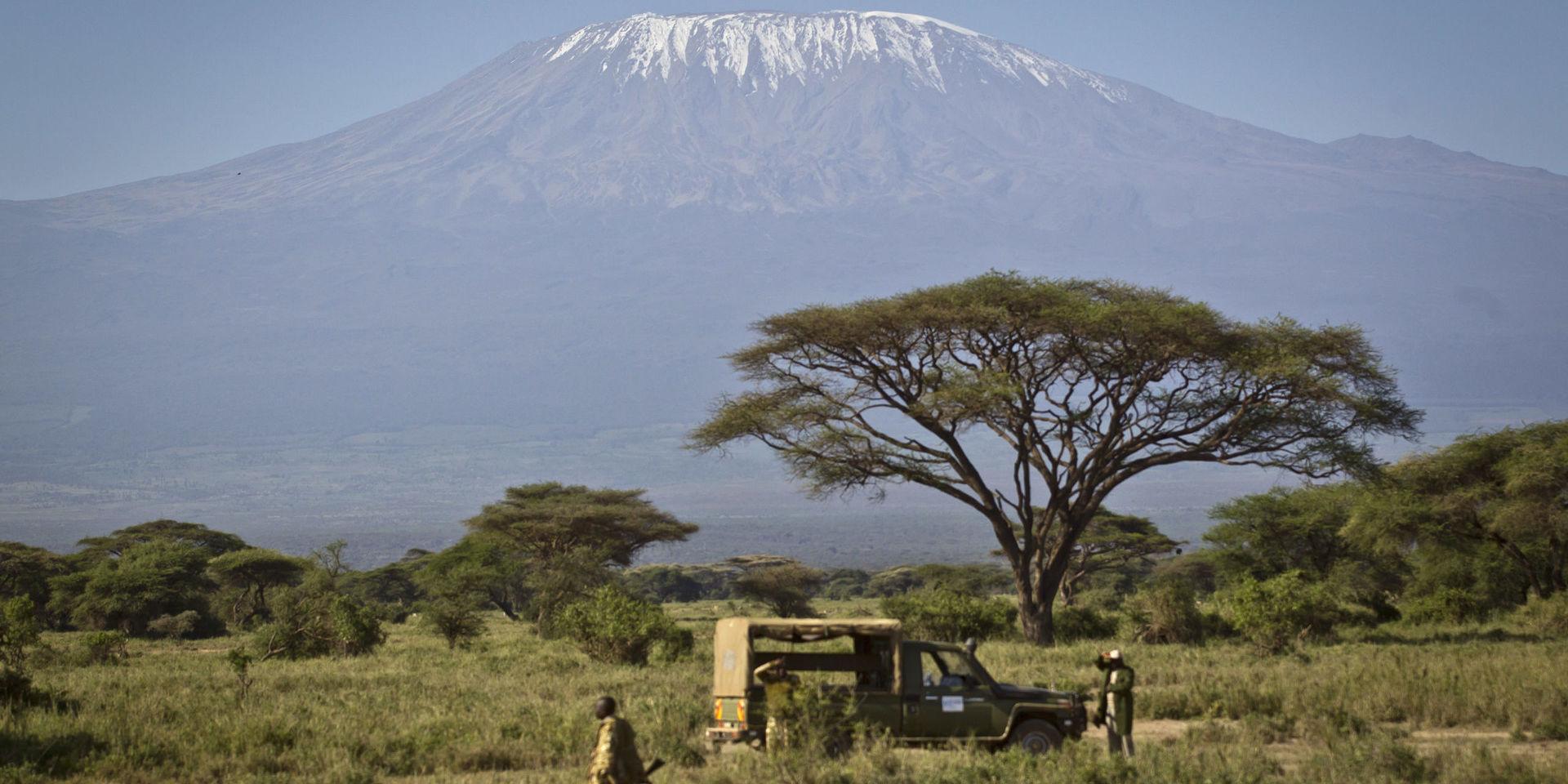 Den nyupptäckta vulkanen har samma form som Kilimanjaros vulkaner. Arkivbild. 