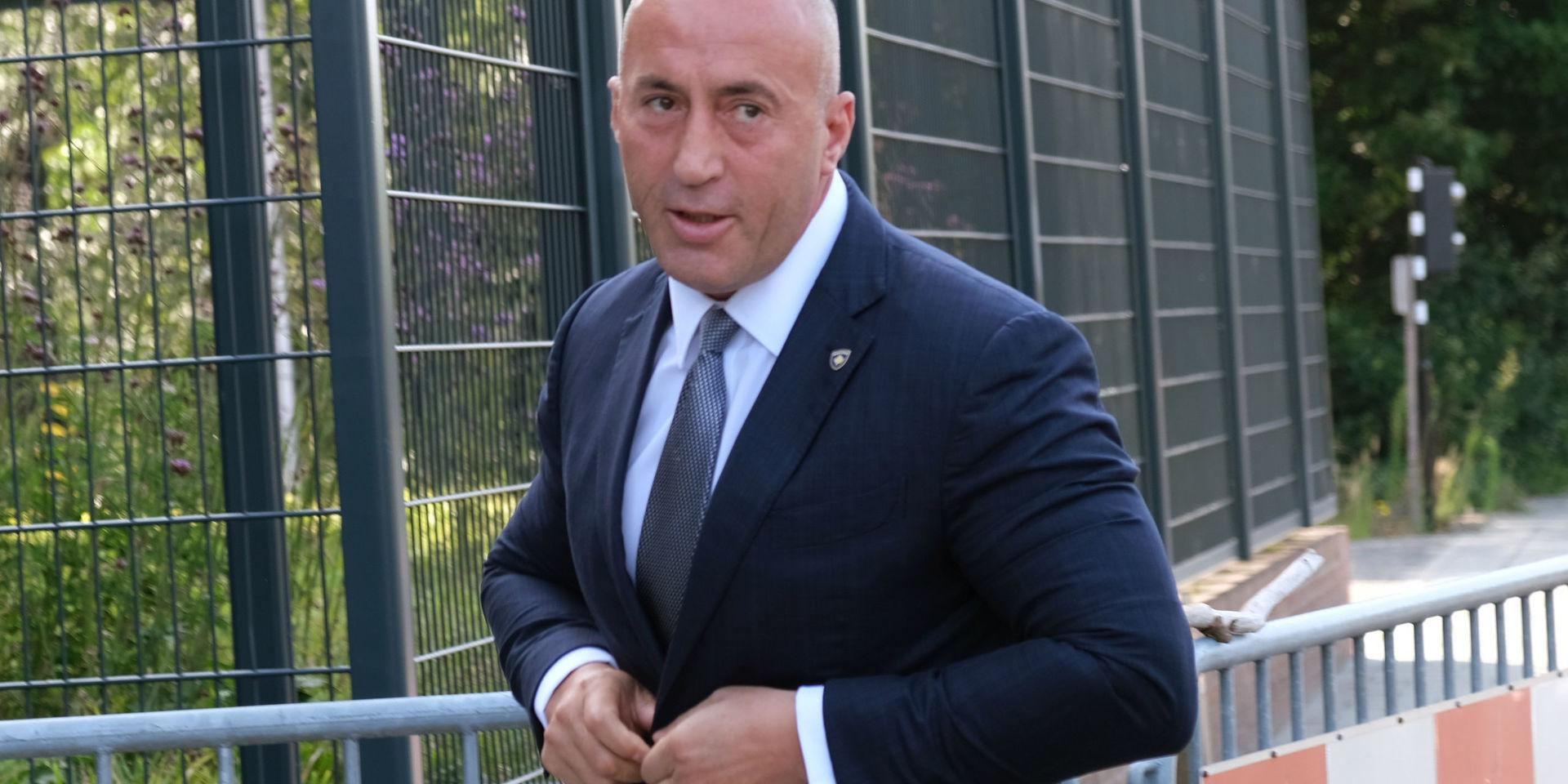 Kosovos tidigare premiärminister Ramush Haradinaj avgick tidigare i veckan. Arkivbild.
