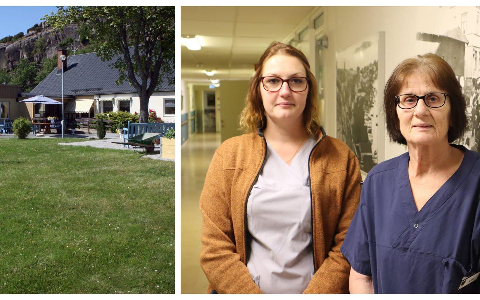 Tanums kommun har beslutat att lägga ner äldreboendet Kalkåsliden i Kville. Therese Olsson och Anita Olsson arbetar på äldreboendet: ”Haft det här hotet hängande över oss i många år .”