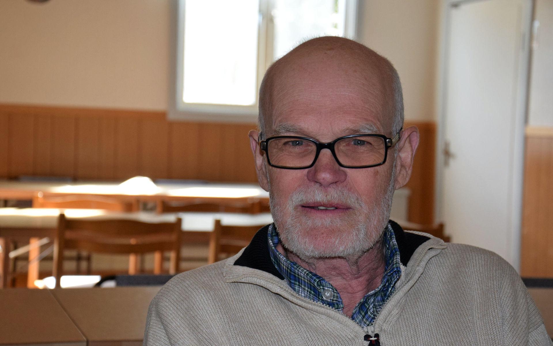 Claes Toreld, 76, på Hjälpesten