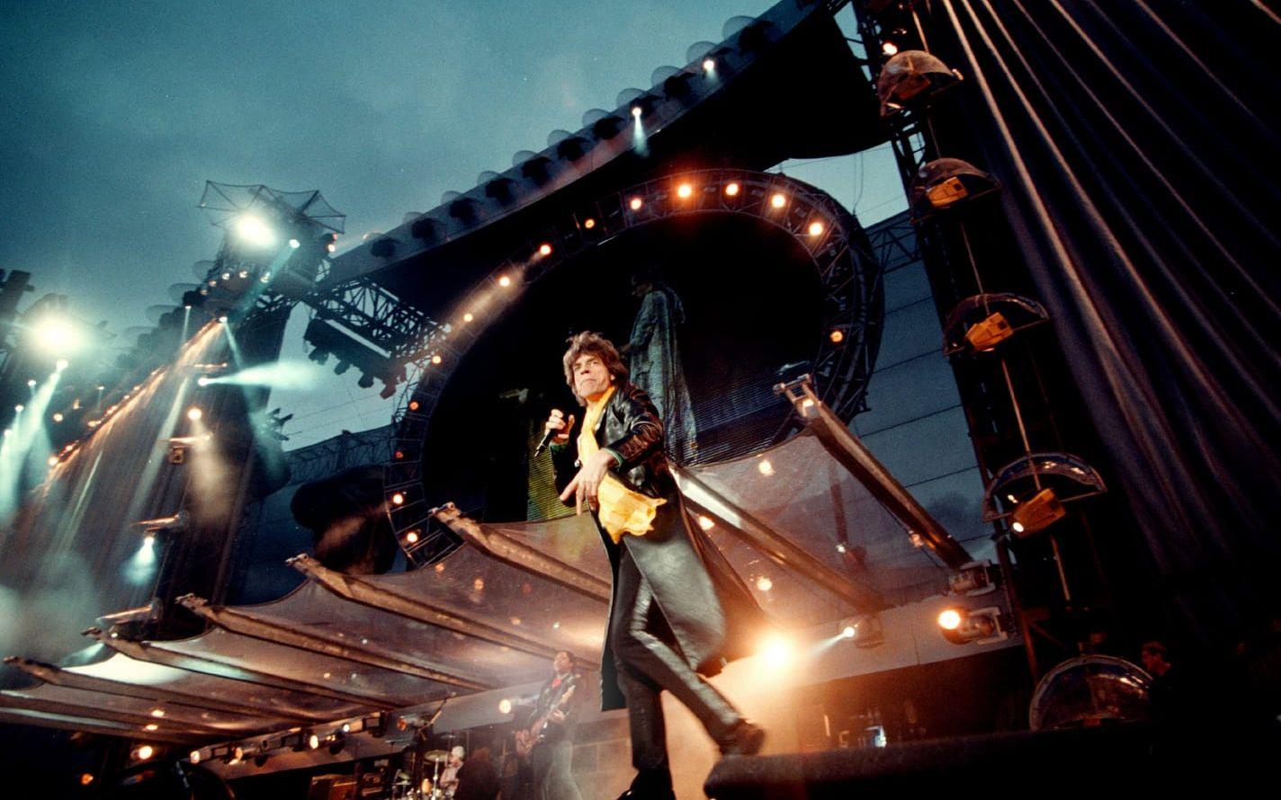 1998. Rolling Stones återvände för ett andra besök på Ullevi. Där i mellan hade man dessutom hunnit med en konsert på Eriksberg. BILD: Måns Langhjelm