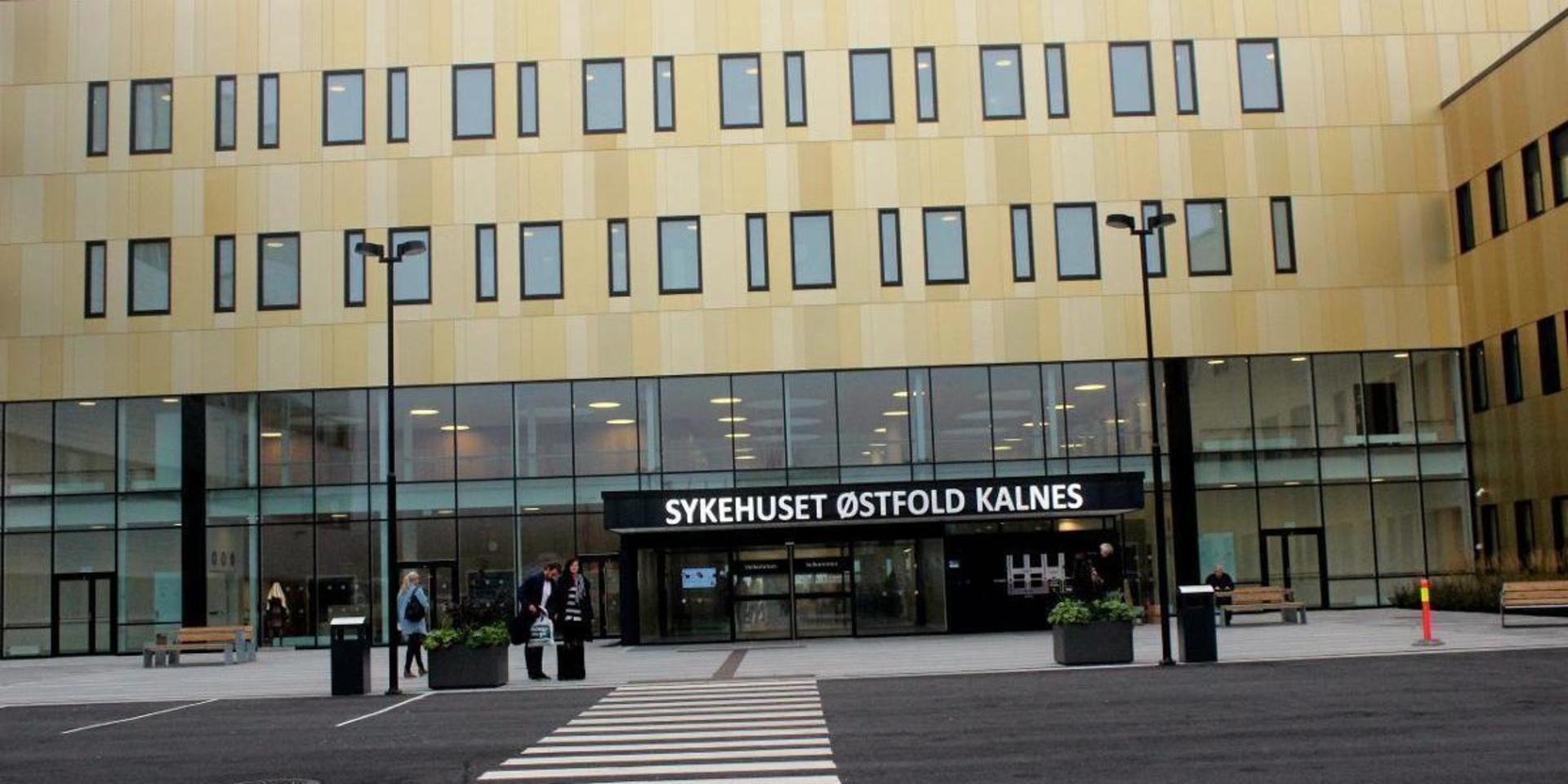 Krtiserat. Sykehuset Östfold utanför Sarpsborg.