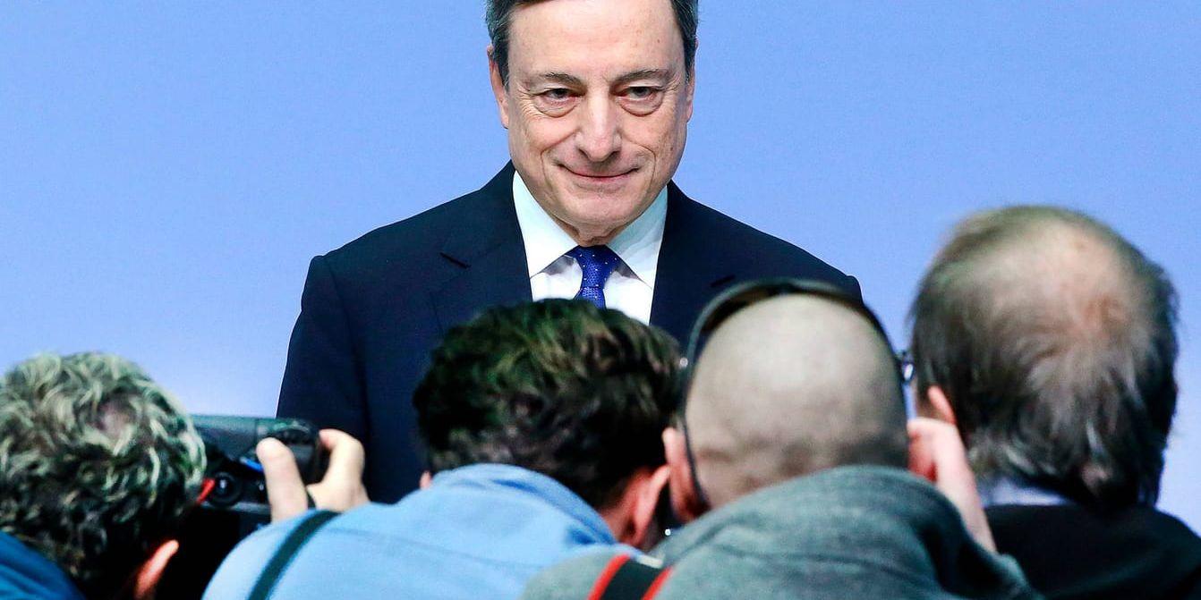 ECB-chefen Mario Draghi åker till Jackson Hole. Arkivbild.