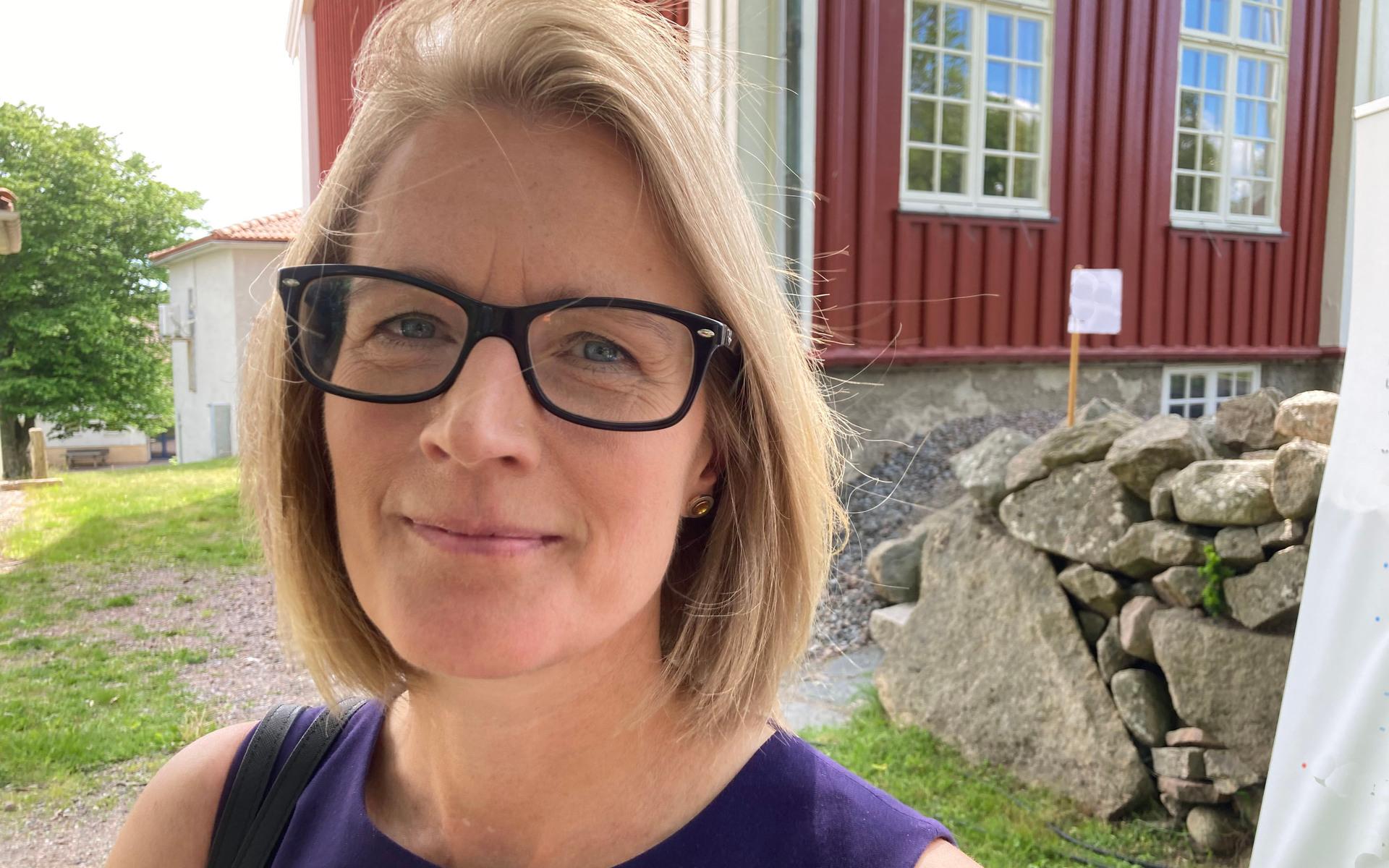 Kommundirektör Karin Martinsson höll högtidstal.