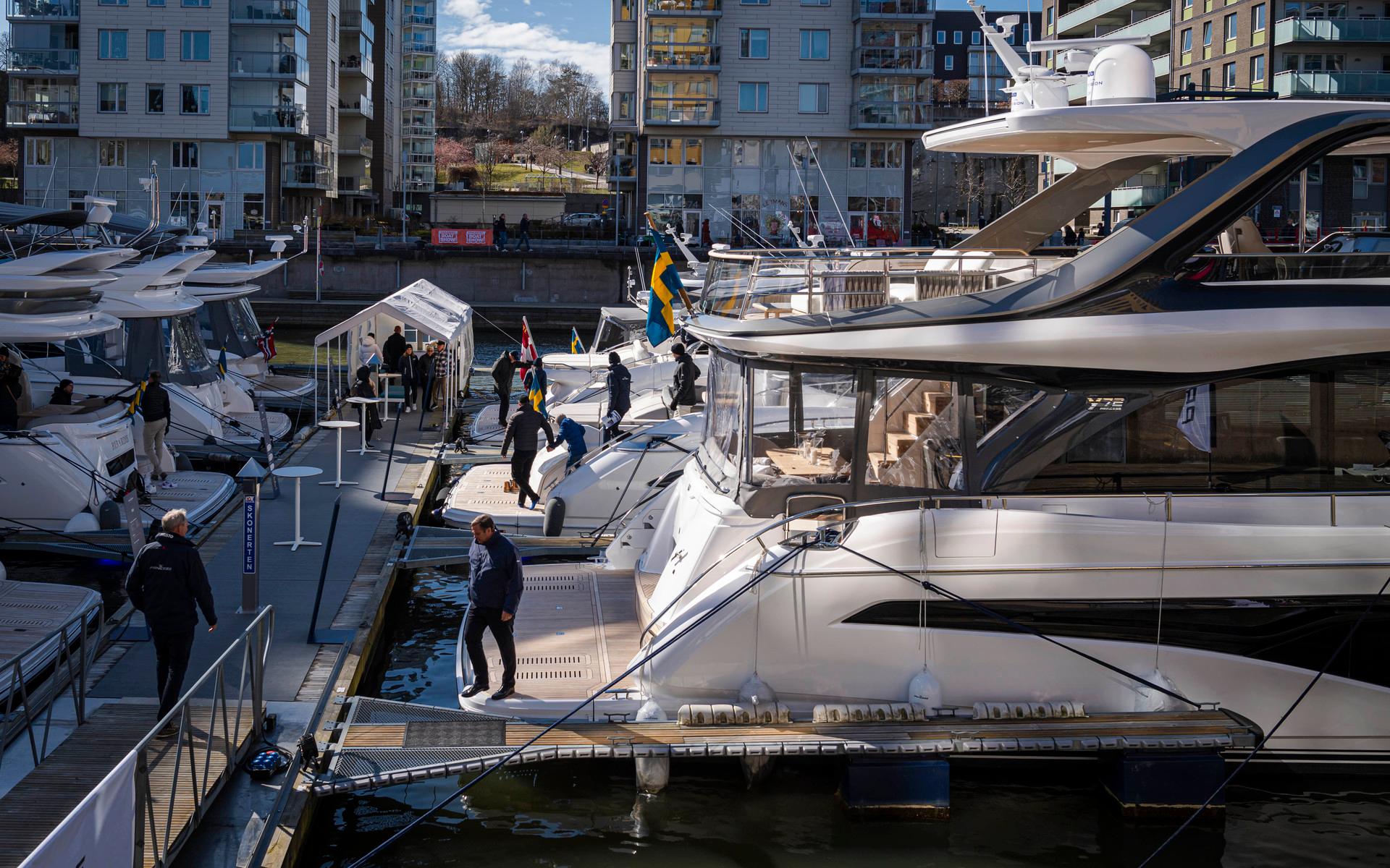 I helgen var det första gången för Eriksberg Boat Show att välkomna båtsugna besökare.