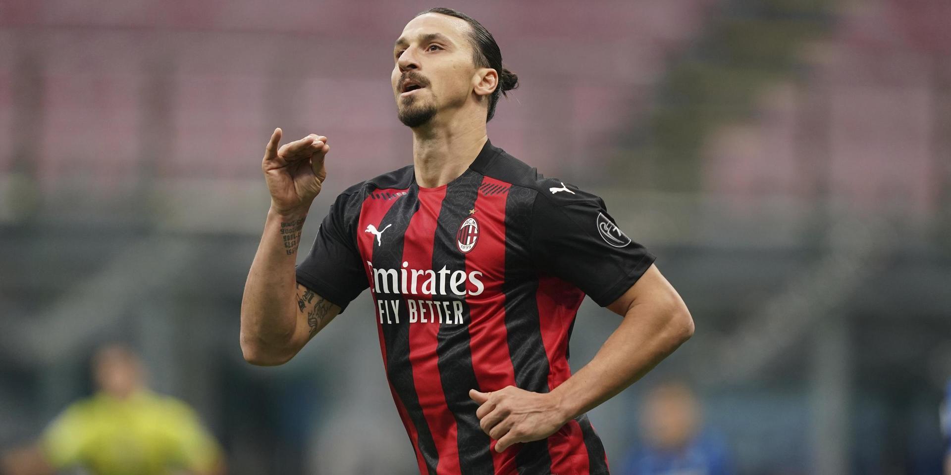 Zlatan Ibrahimovic blev matchhjälte i Milanoderbyt mellan Inter och Milan.