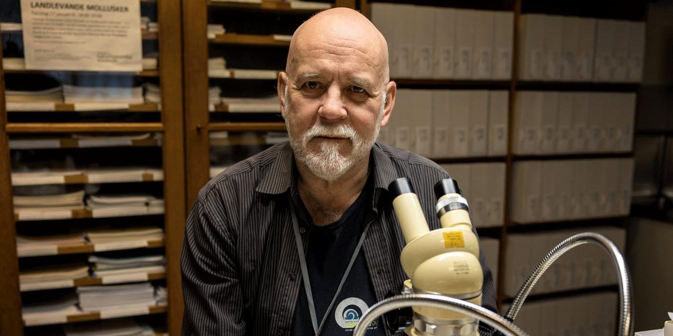 Ted von Proschwitz är intendent på Naturhistoriska museet och expert på mördarsniglar.