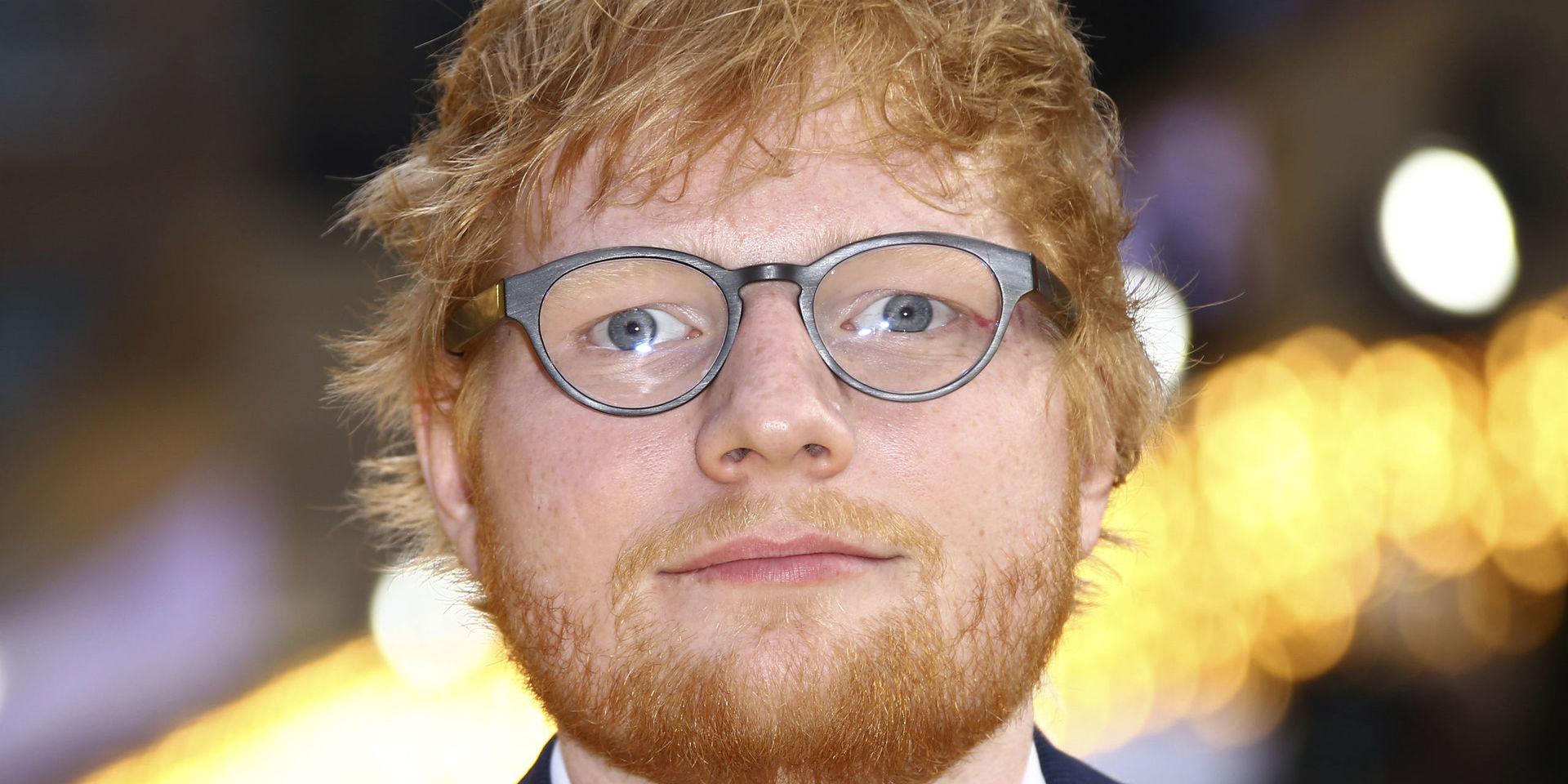 Ed Sheerans 'Shape of you' är decenniets mest spelade låt på Spotify. Arkivbild.
