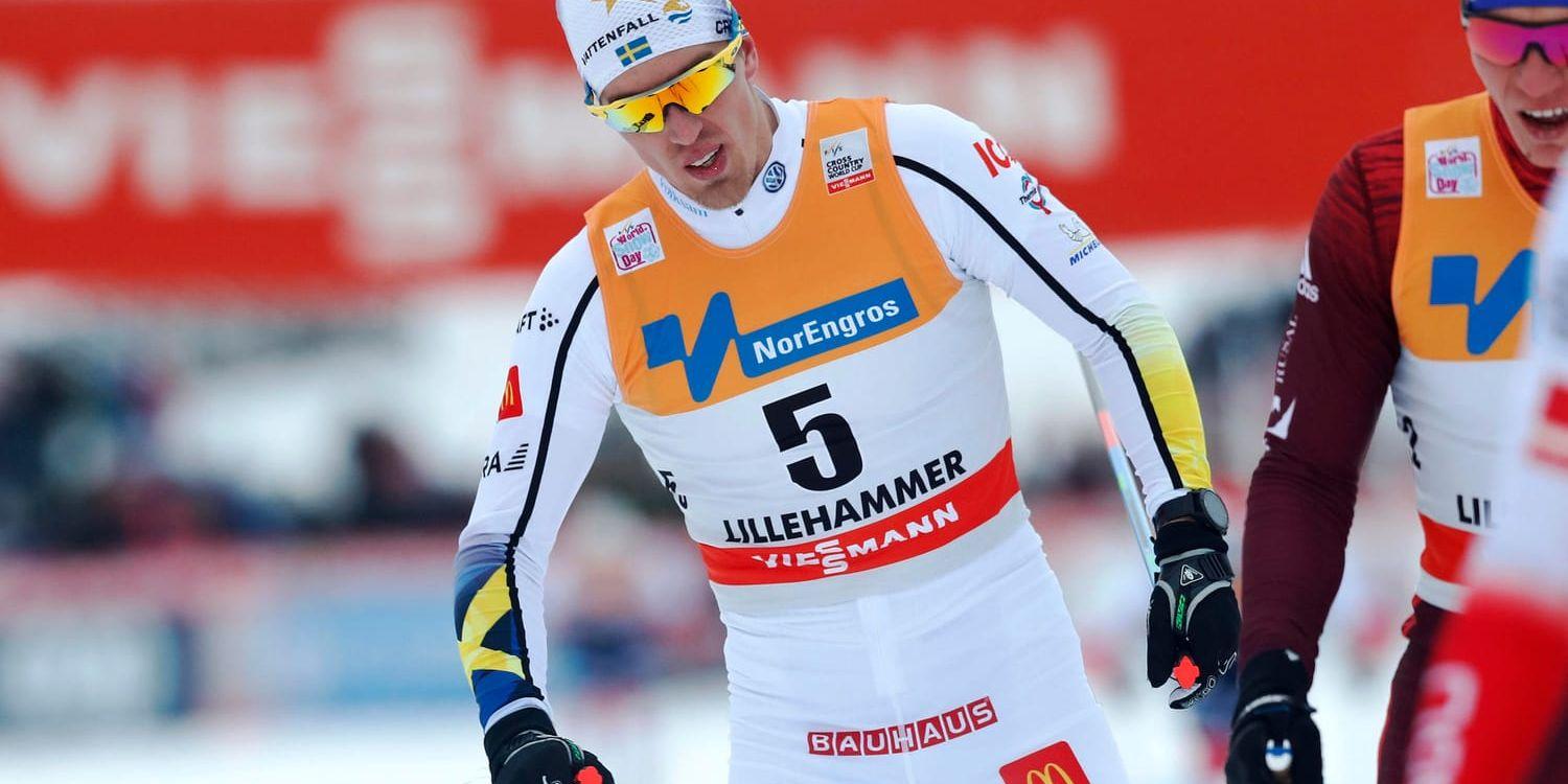 Calle Halfvarsson imponerade på vägen till final i lördagens sprint i Lillehammer. Väl i final räckte inte krafterna till för att nå pallen och Halfvarsson slutade fyra.