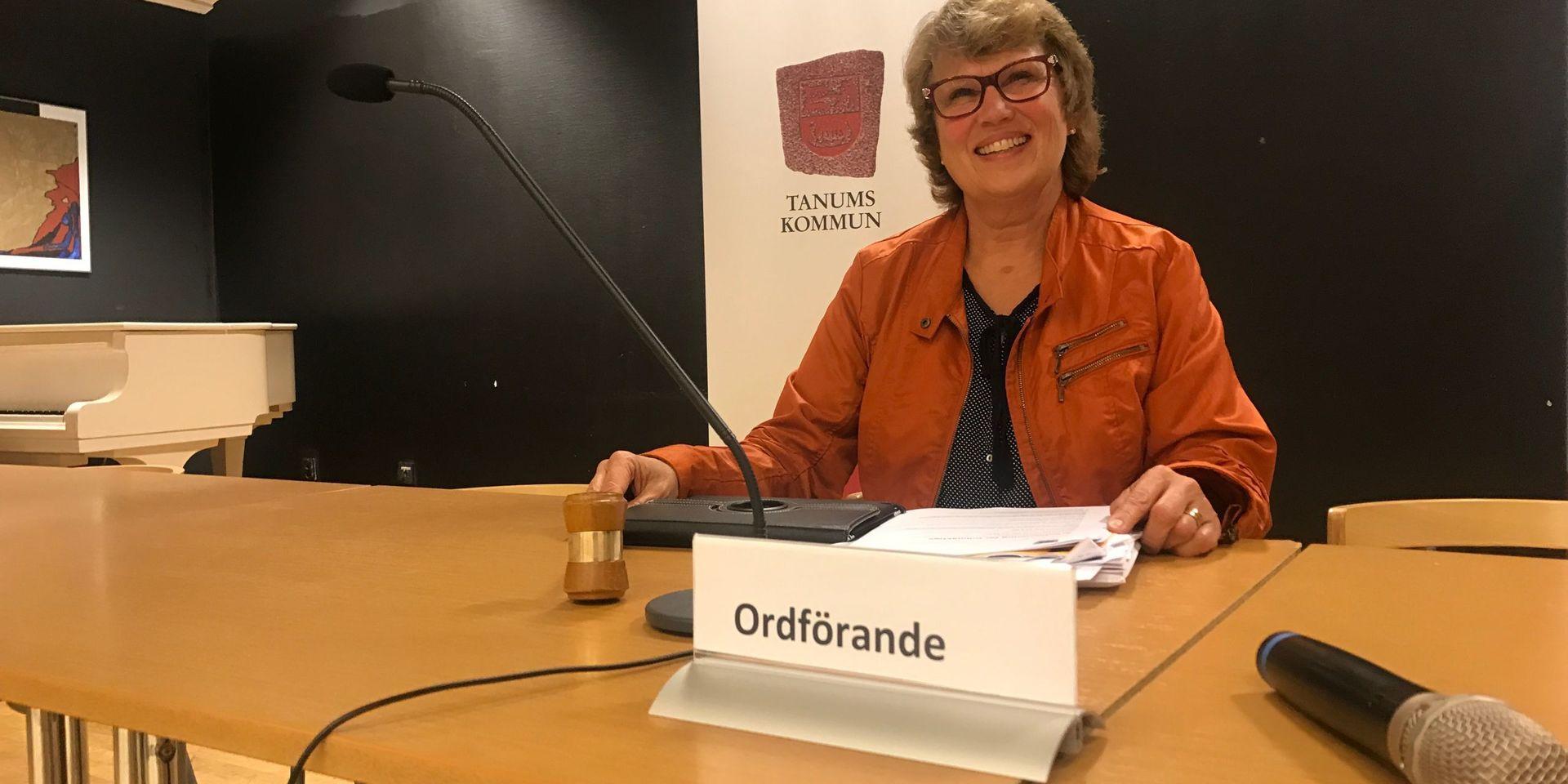 Nytt uppdrag. Ann-Marie Olofsson valdes till ny ordförande i fullmäktige i Tanum.