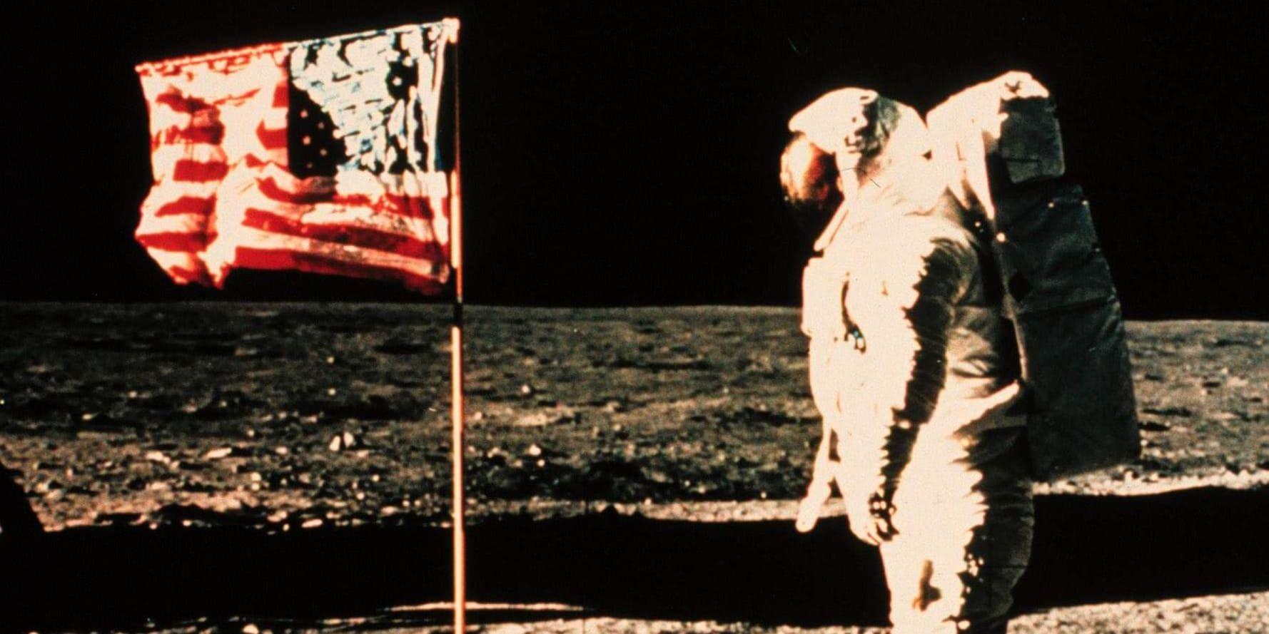 Det har gått 50 år sedan människan satte sin fot på månen. SVT sänder en helkväll med månlandningsdokumentärer den 20 juli. Arkivbild.