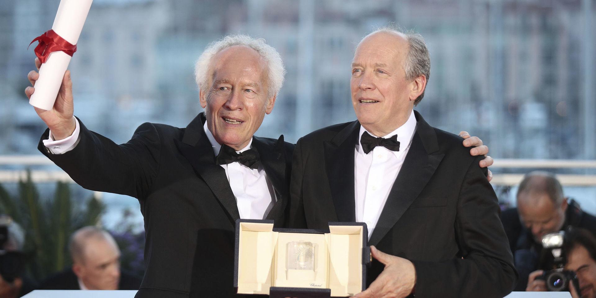 Brödraparet Jean-Pierre Dardenne och Luc Dardenne tilldelades regipriset i Cannes i våras för 'Unge Ahmed' som nu får svensk premiär. Arkivbild. 