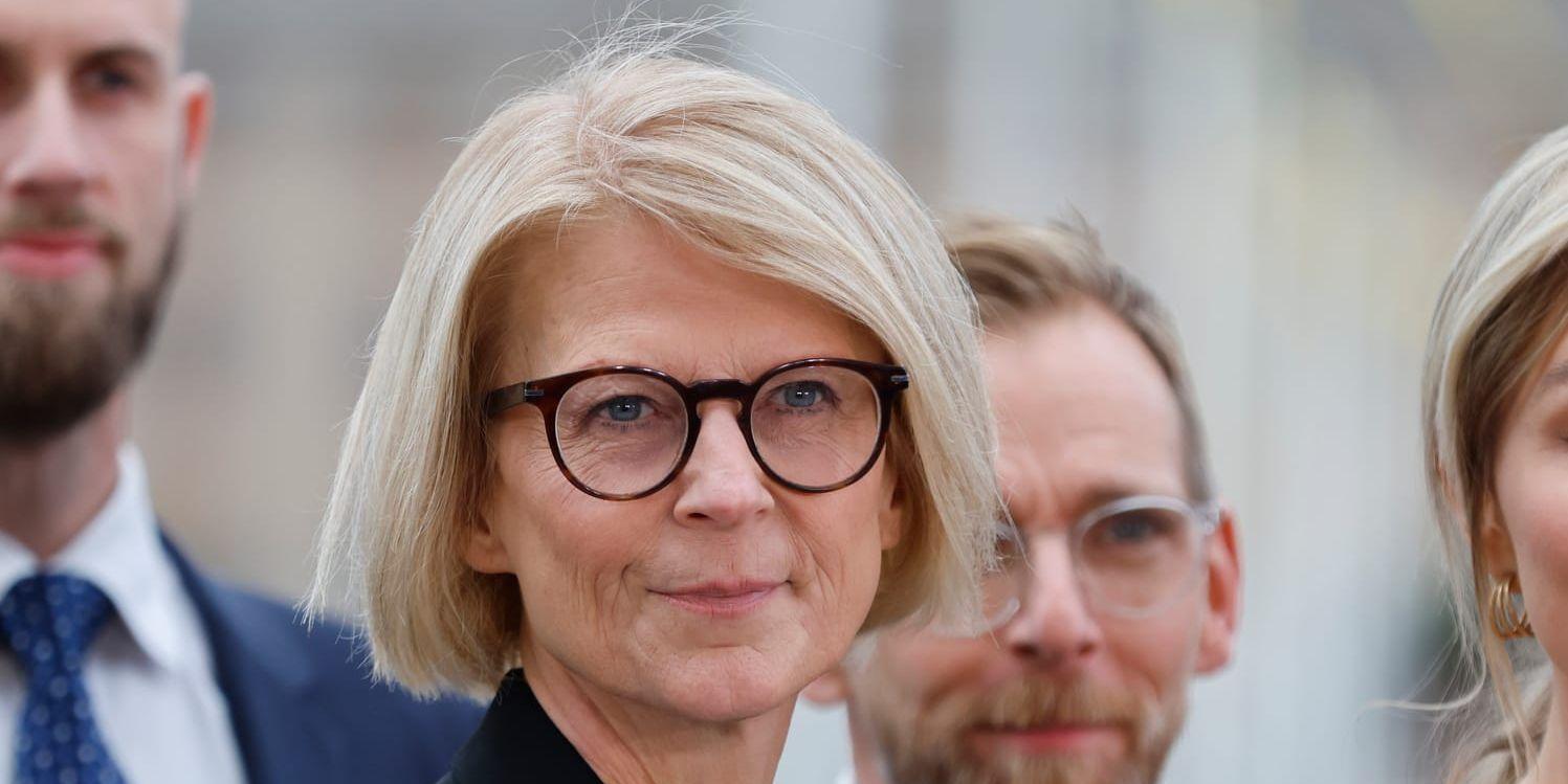 Elisabeth Svantesson (M), finansminister. Arkivbild.
