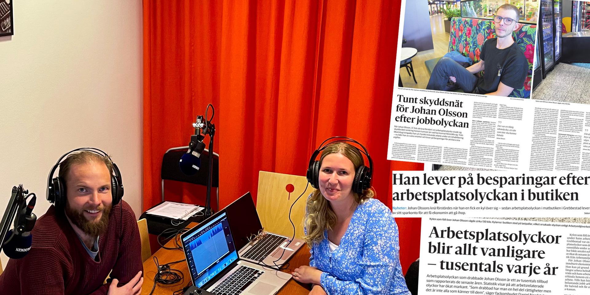 Strömstads tidnings reportrar Arvid Brandström och Victoria Petersson har spelat in en podcast om Arvids granskning ”Skyddsnätet som brast”. 